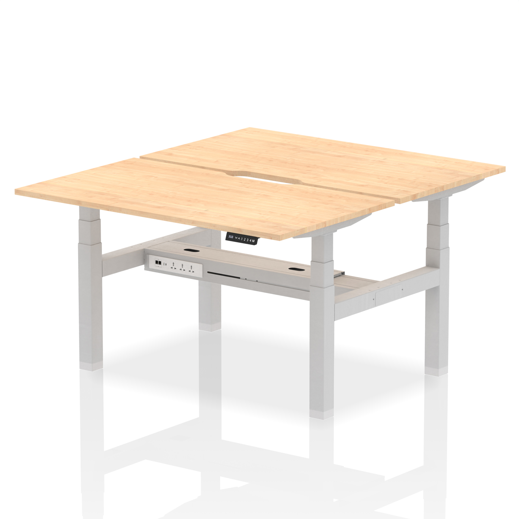 Maple / Silver Frame
