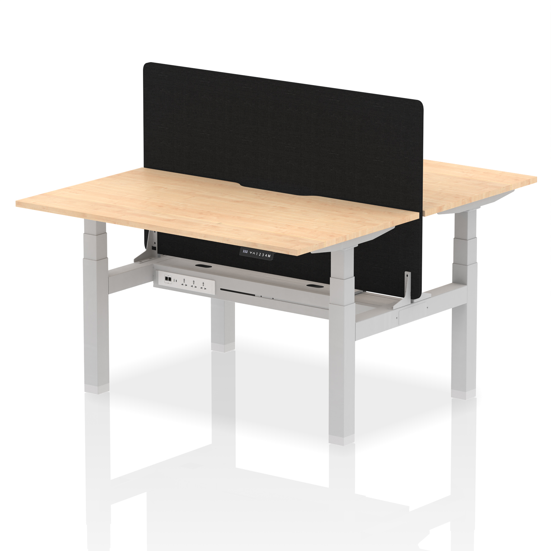 Maple / Silver Frame