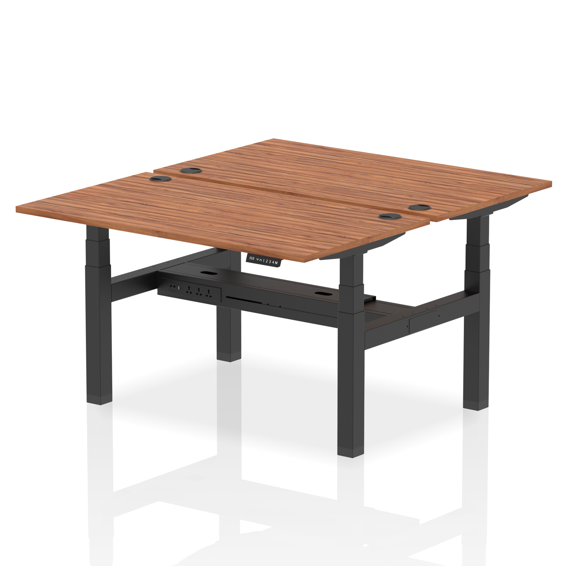Walnut / Black Frame