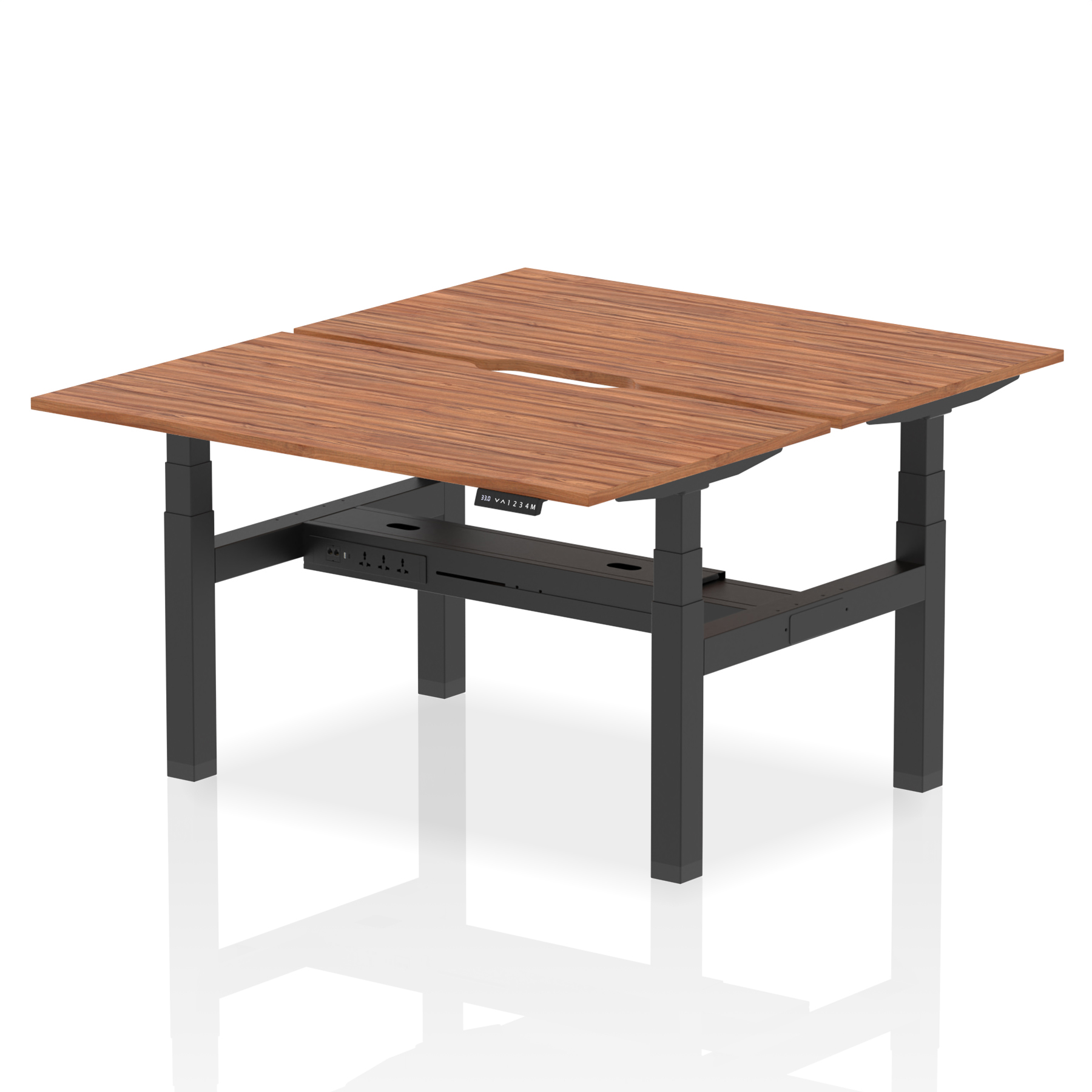 Walnut / Black Frame