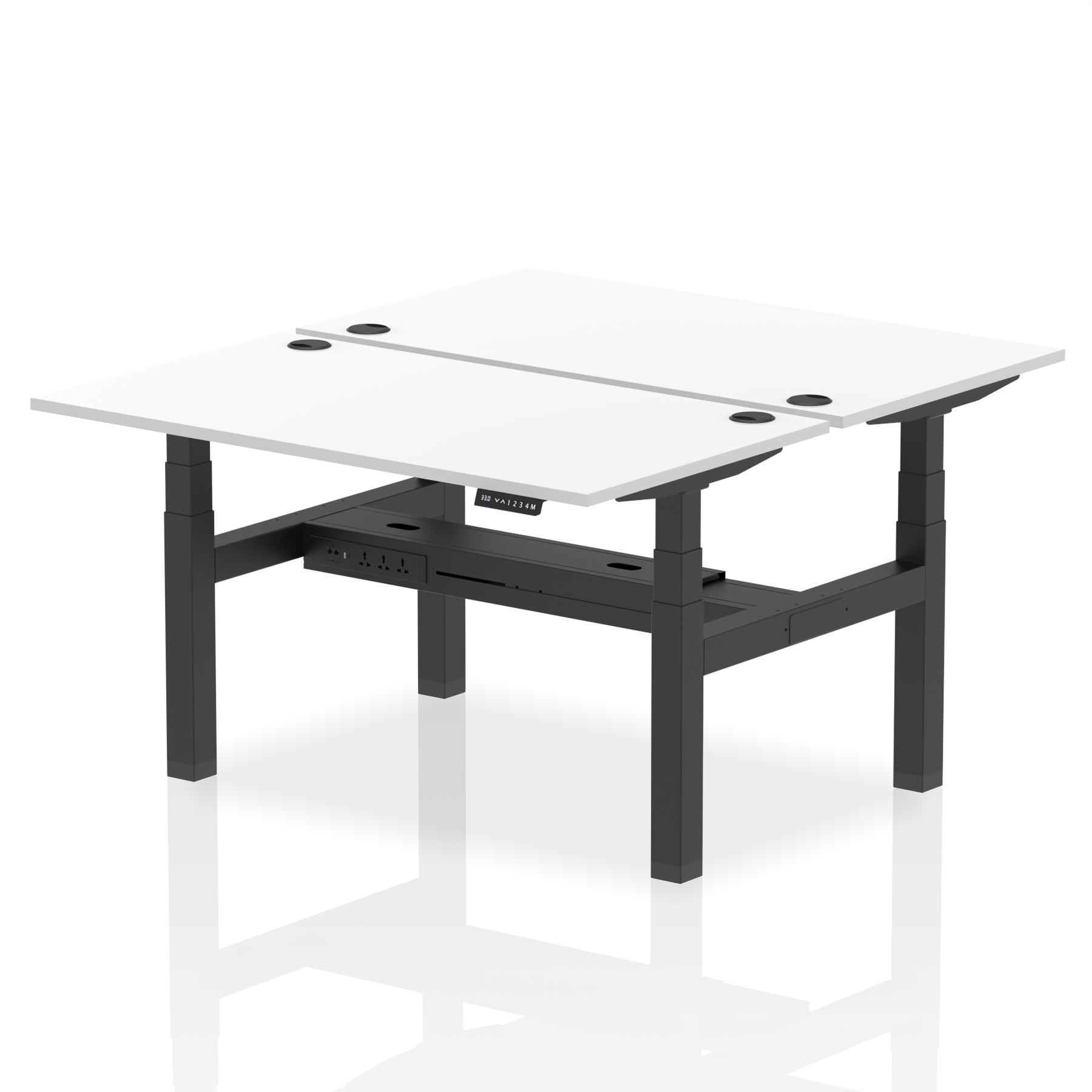White / Black Frame
