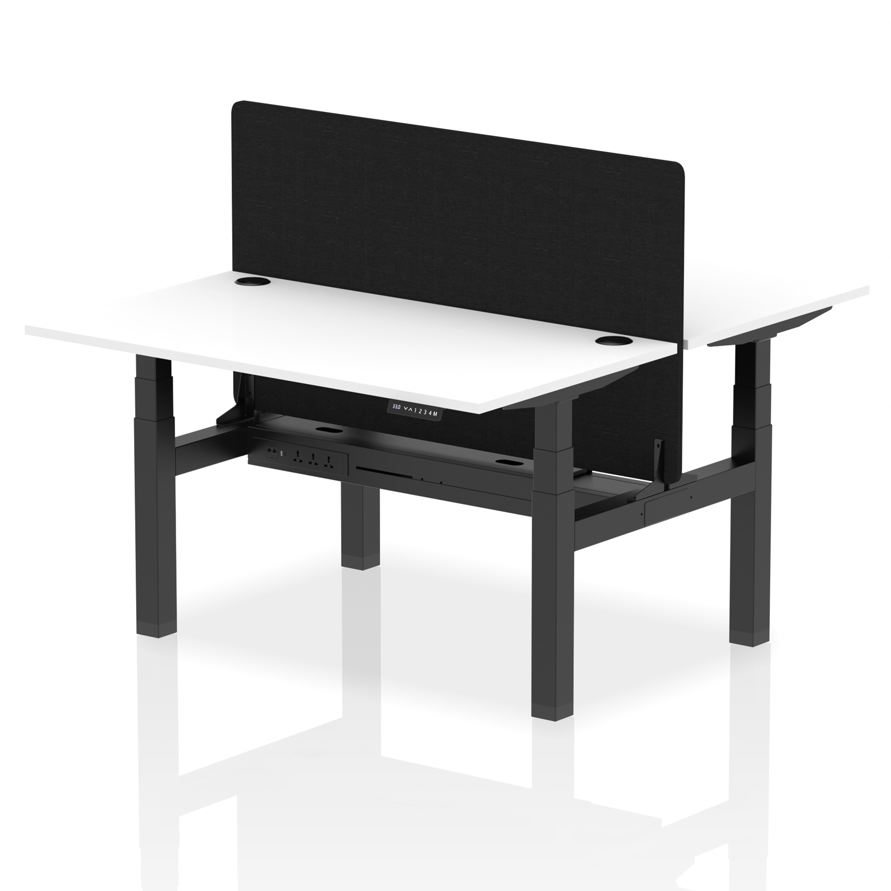 White / Black Frame