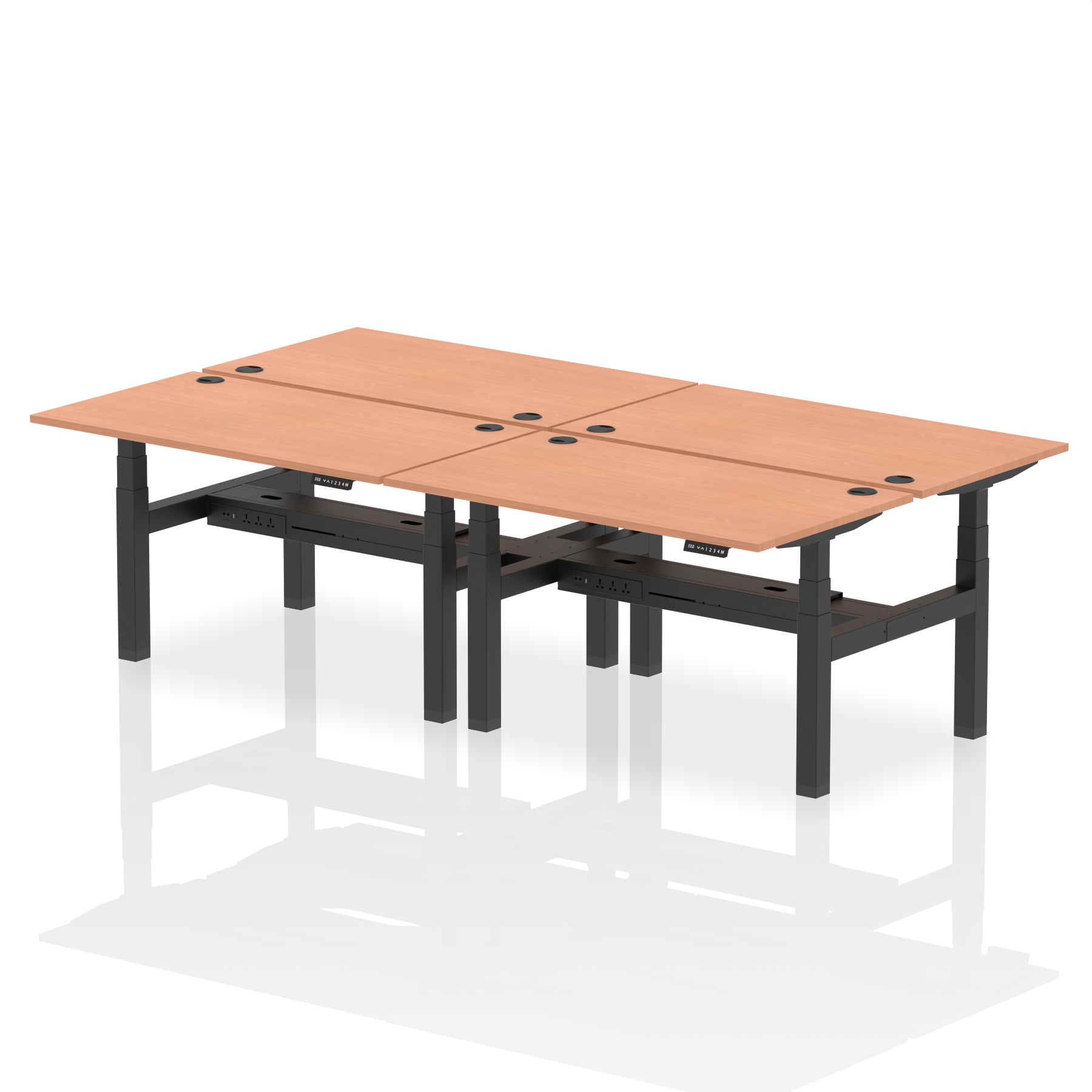Beech / Black Frame