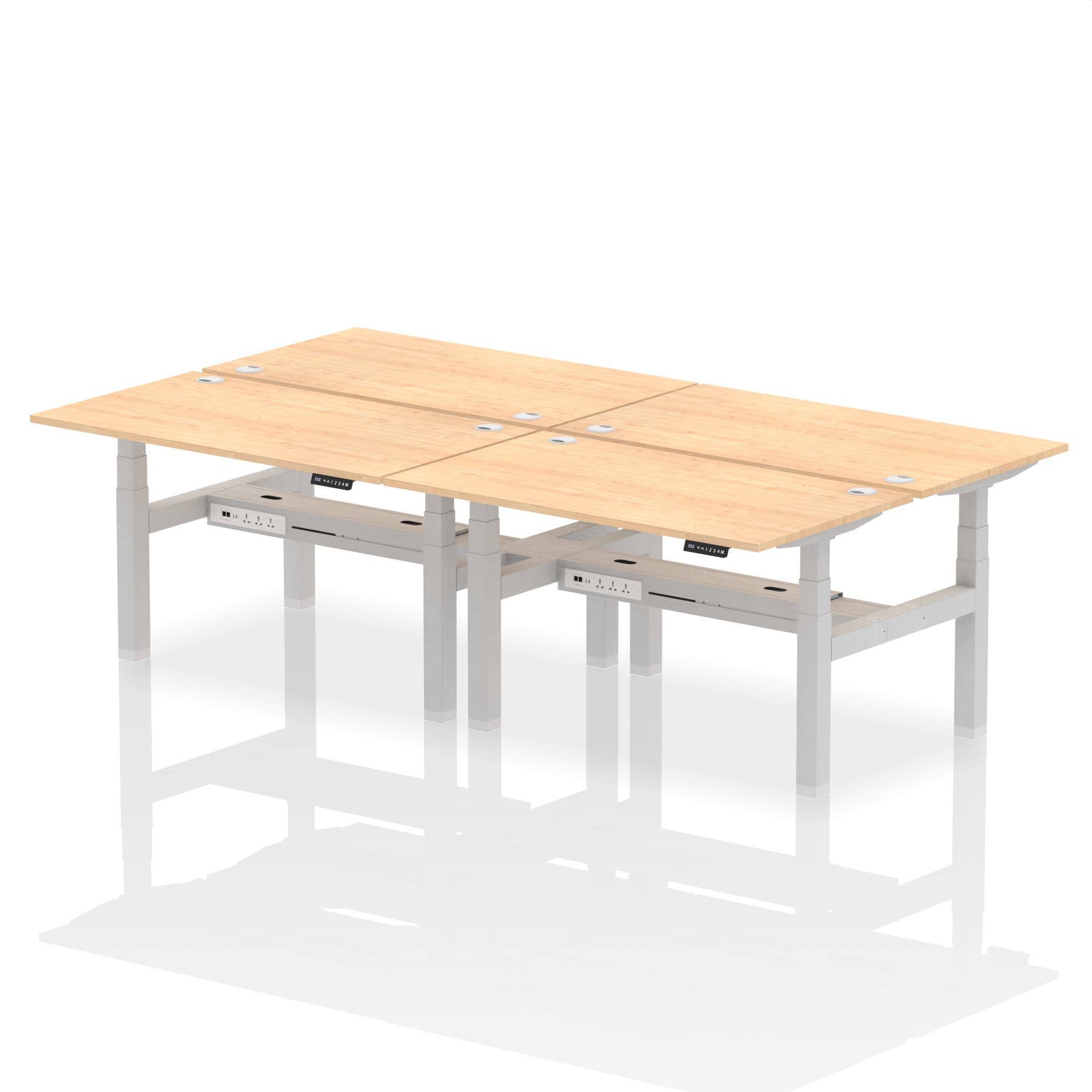 Maple / Silver Frame