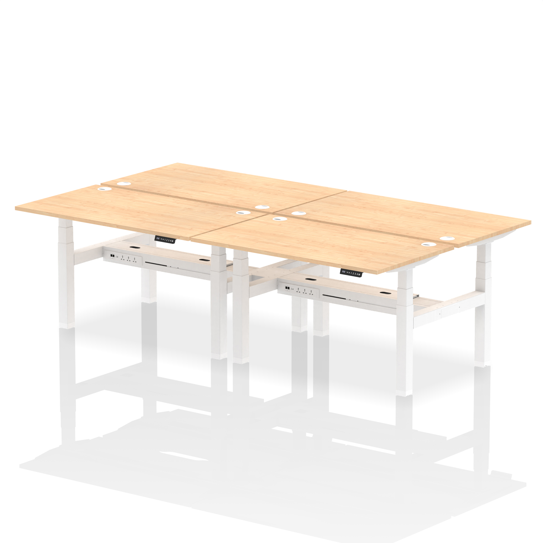 Maple / White Frame