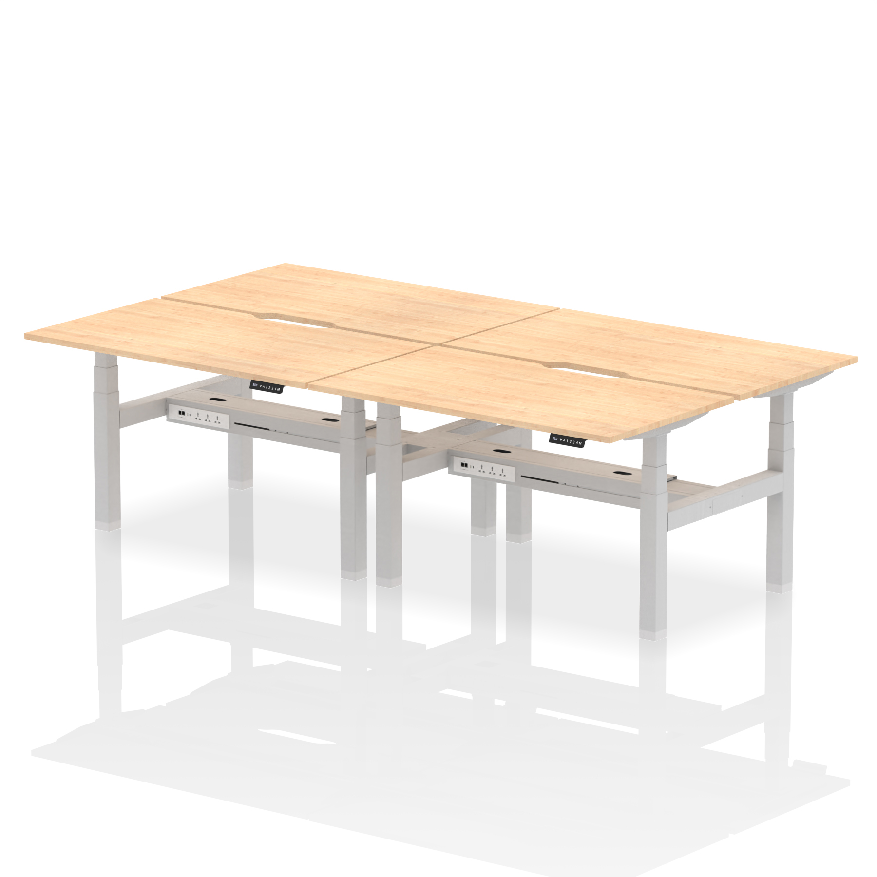 Maple / Silver Frame