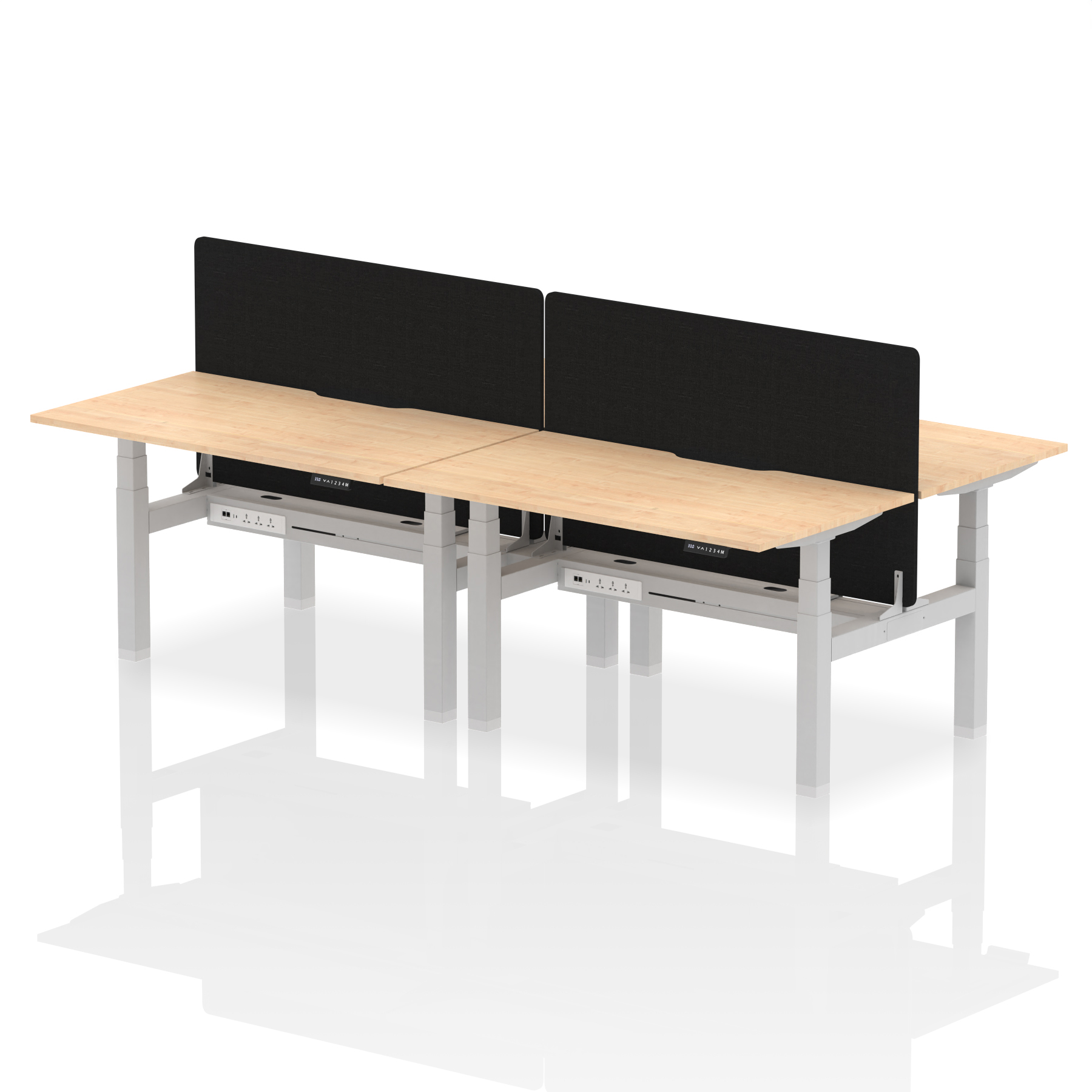Maple / Silver Frame