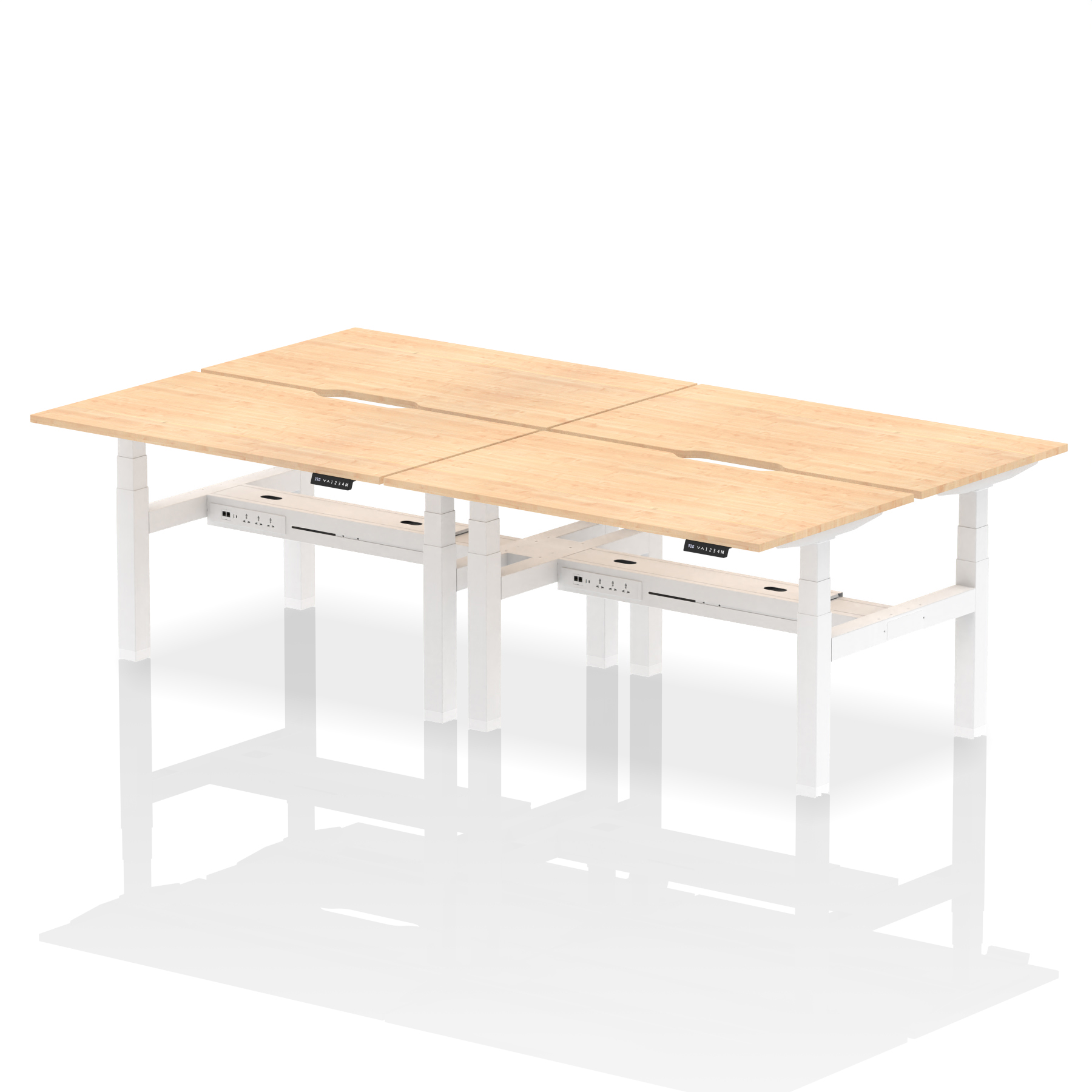 Maple / White Frame