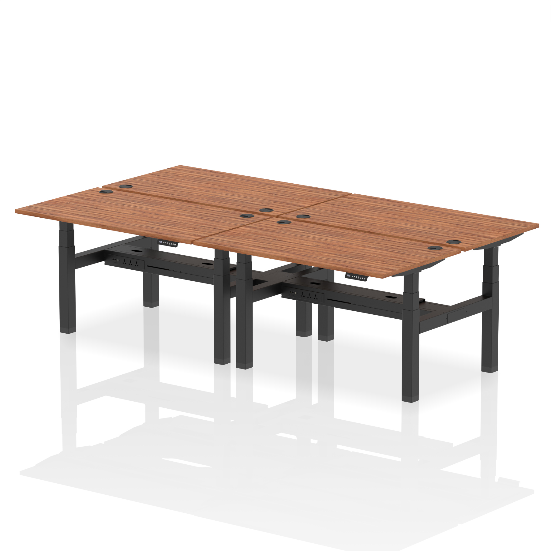 Walnut / Black Frame