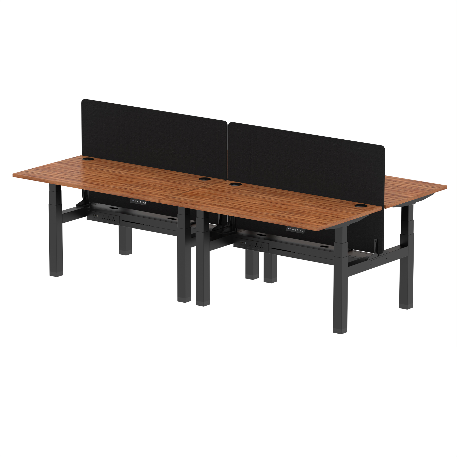Walnut / Black Frame