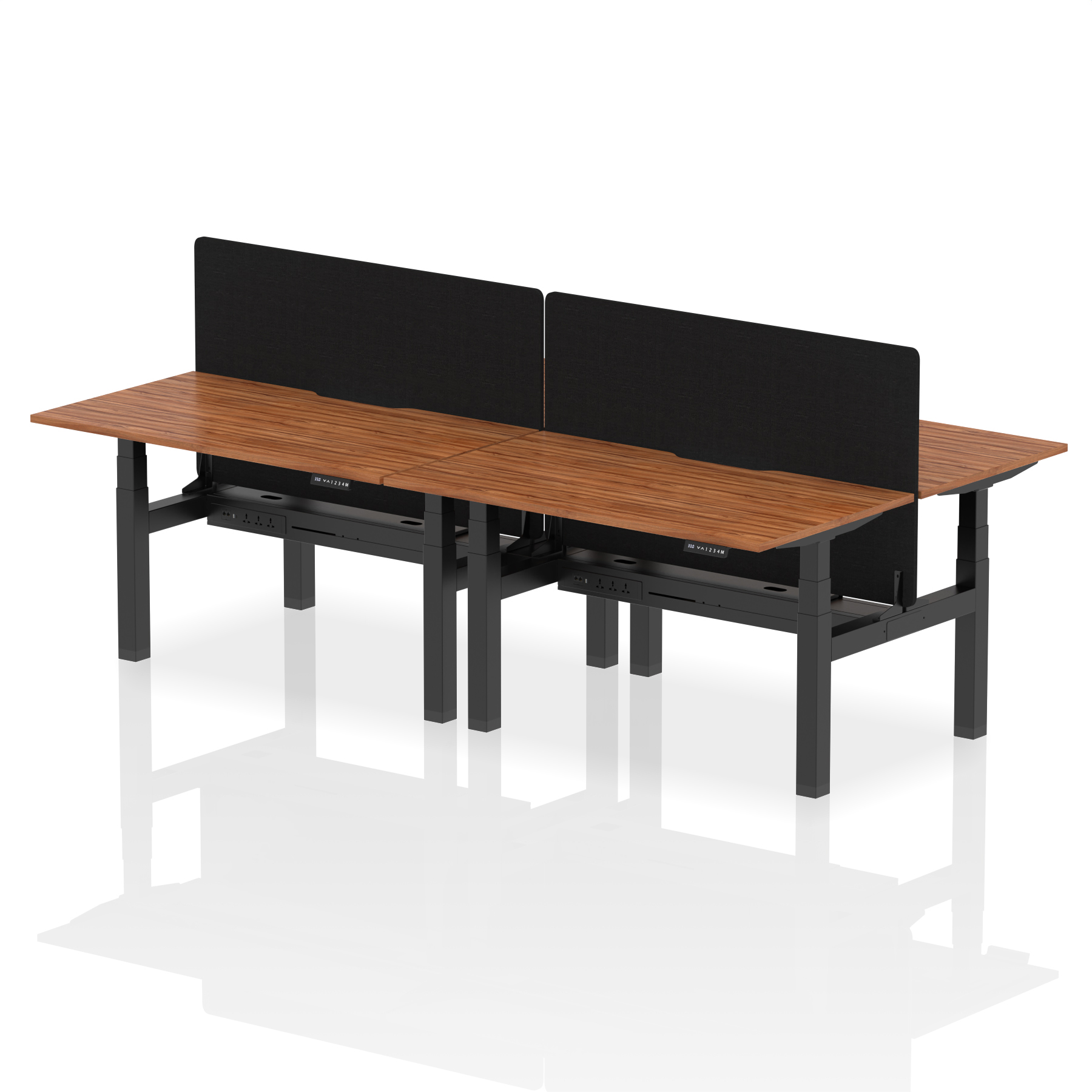 Walnut / Black Frame
