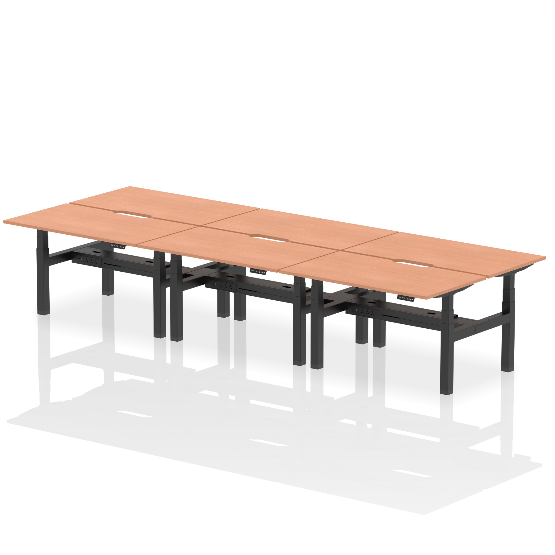 Beech / Black Frame