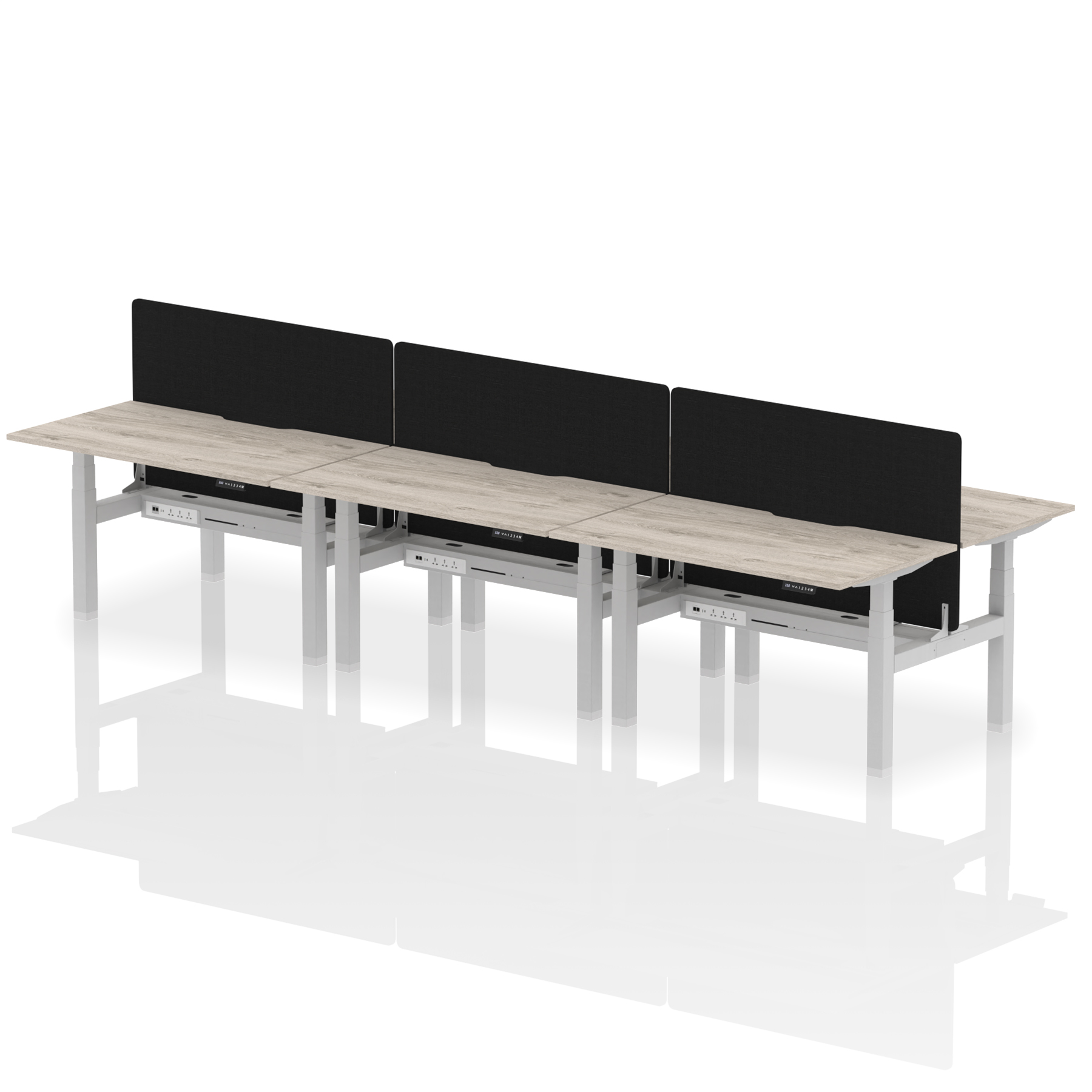 Grey Oak / Silver Frame
