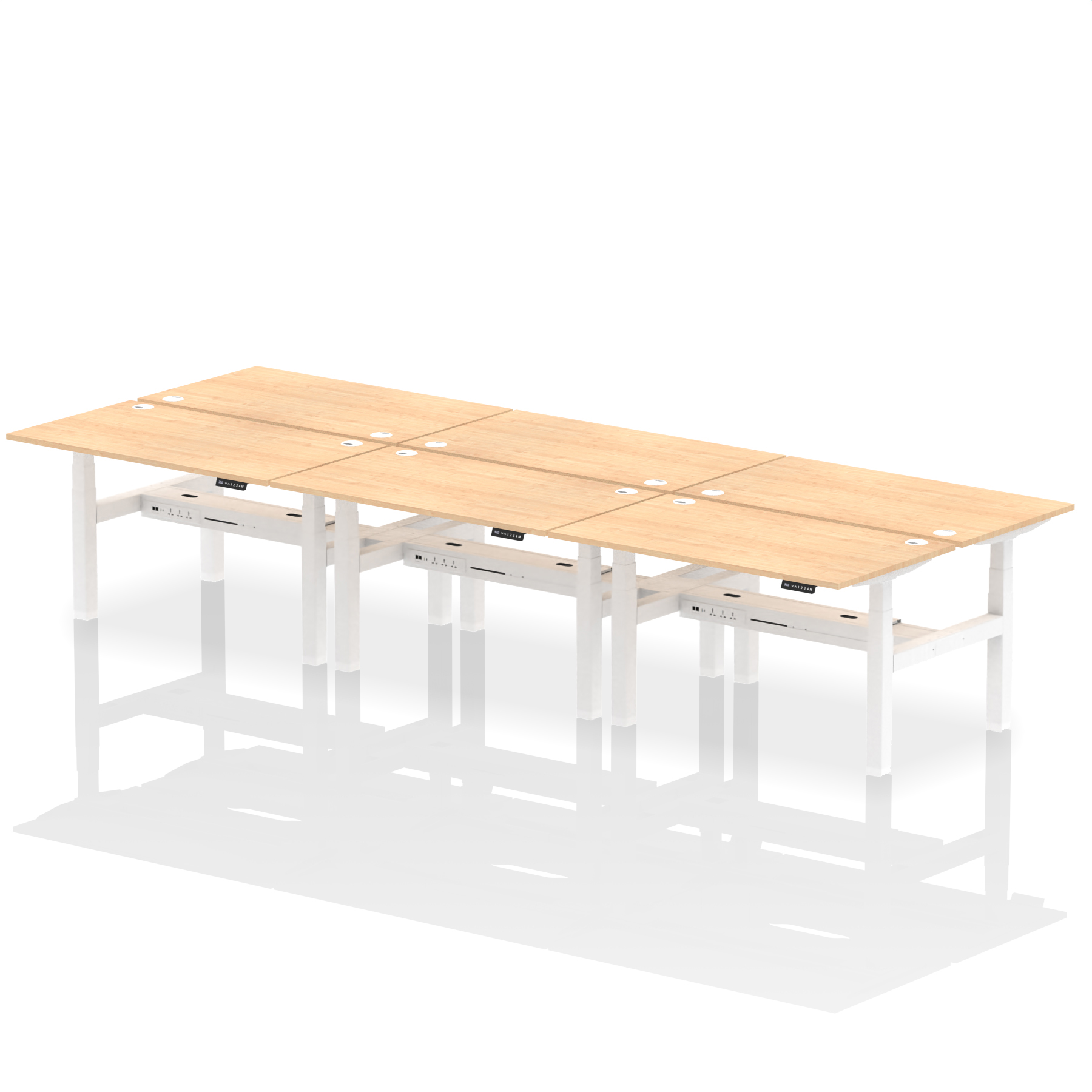 Maple / White Frame
