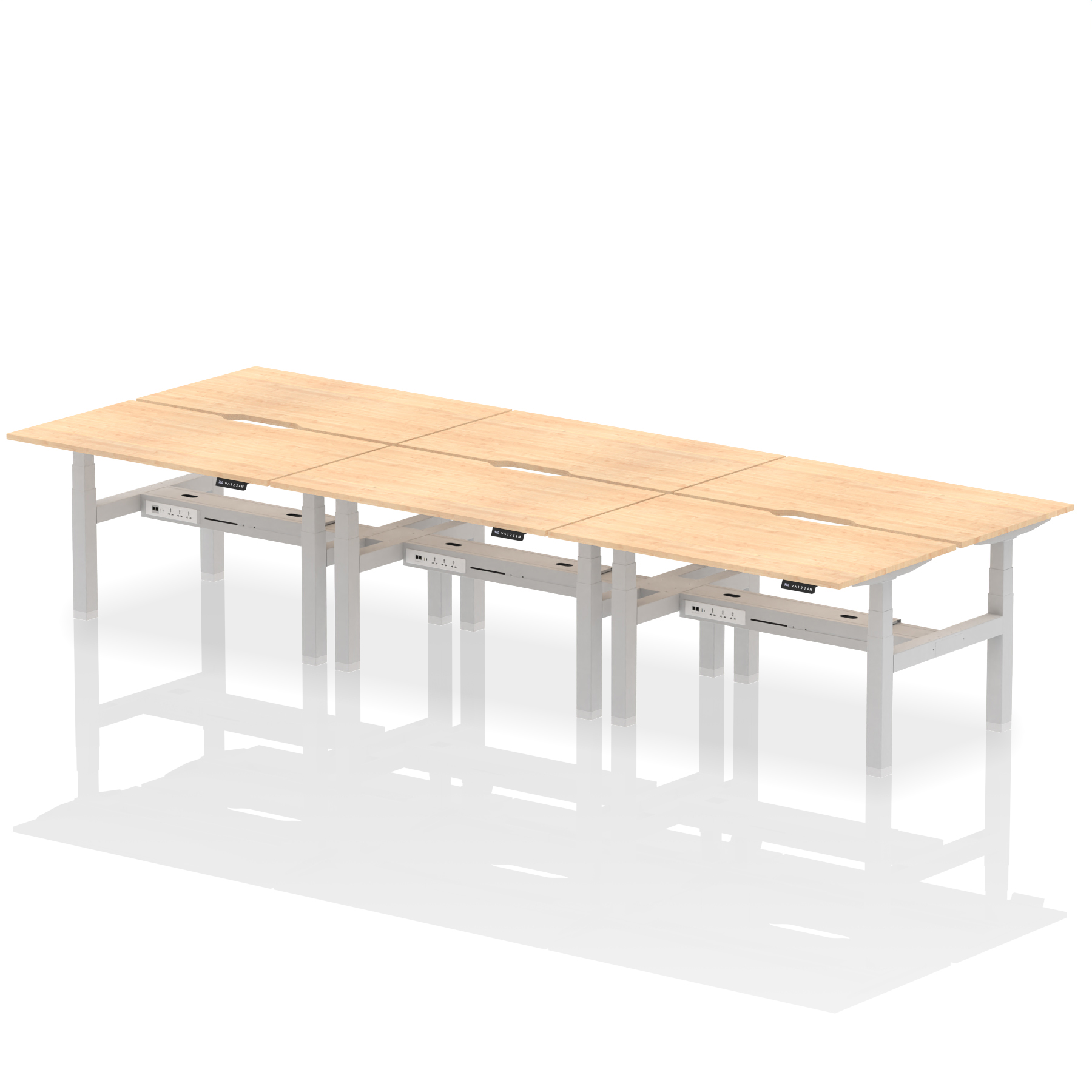 Maple / Silver Frame