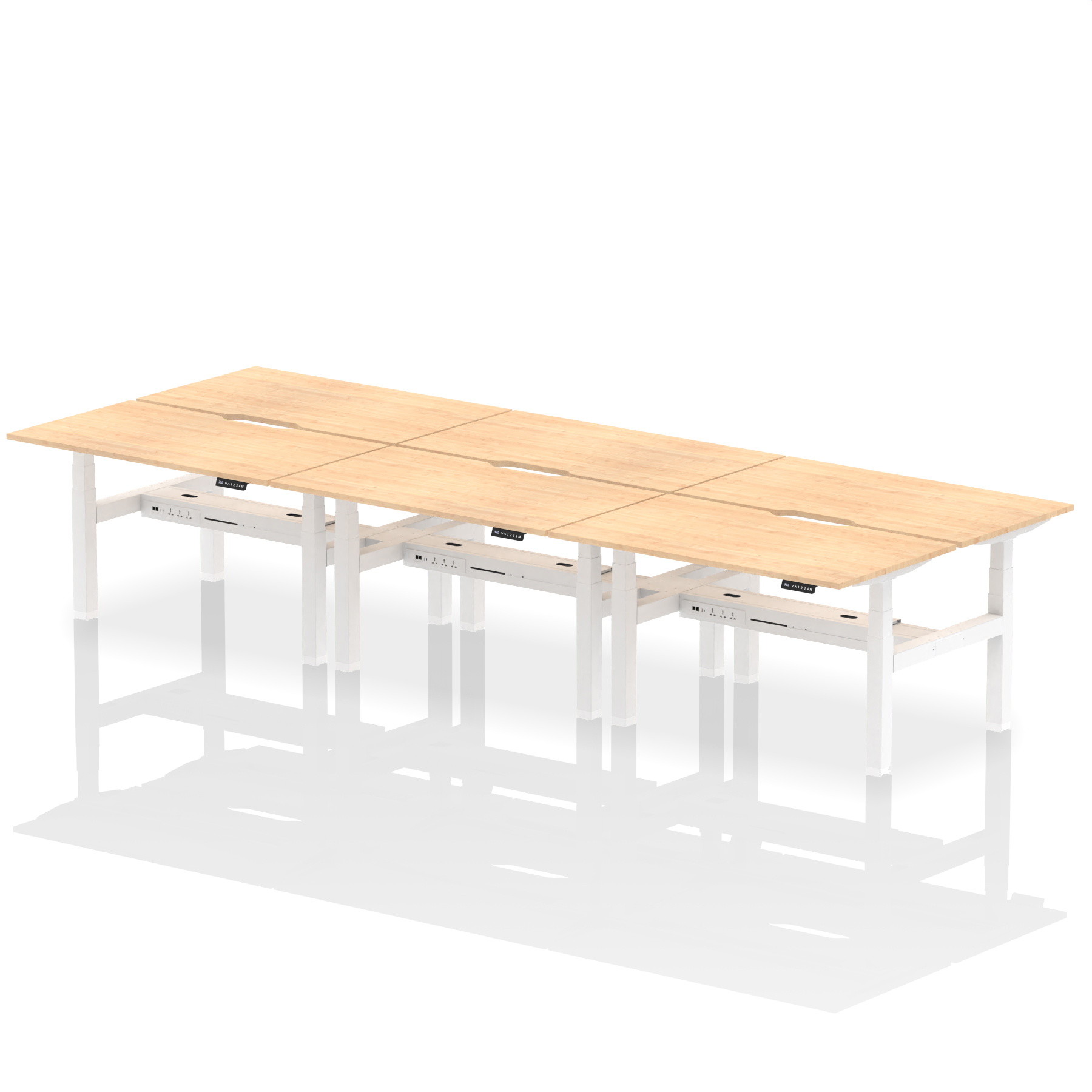 Maple / White Frame
