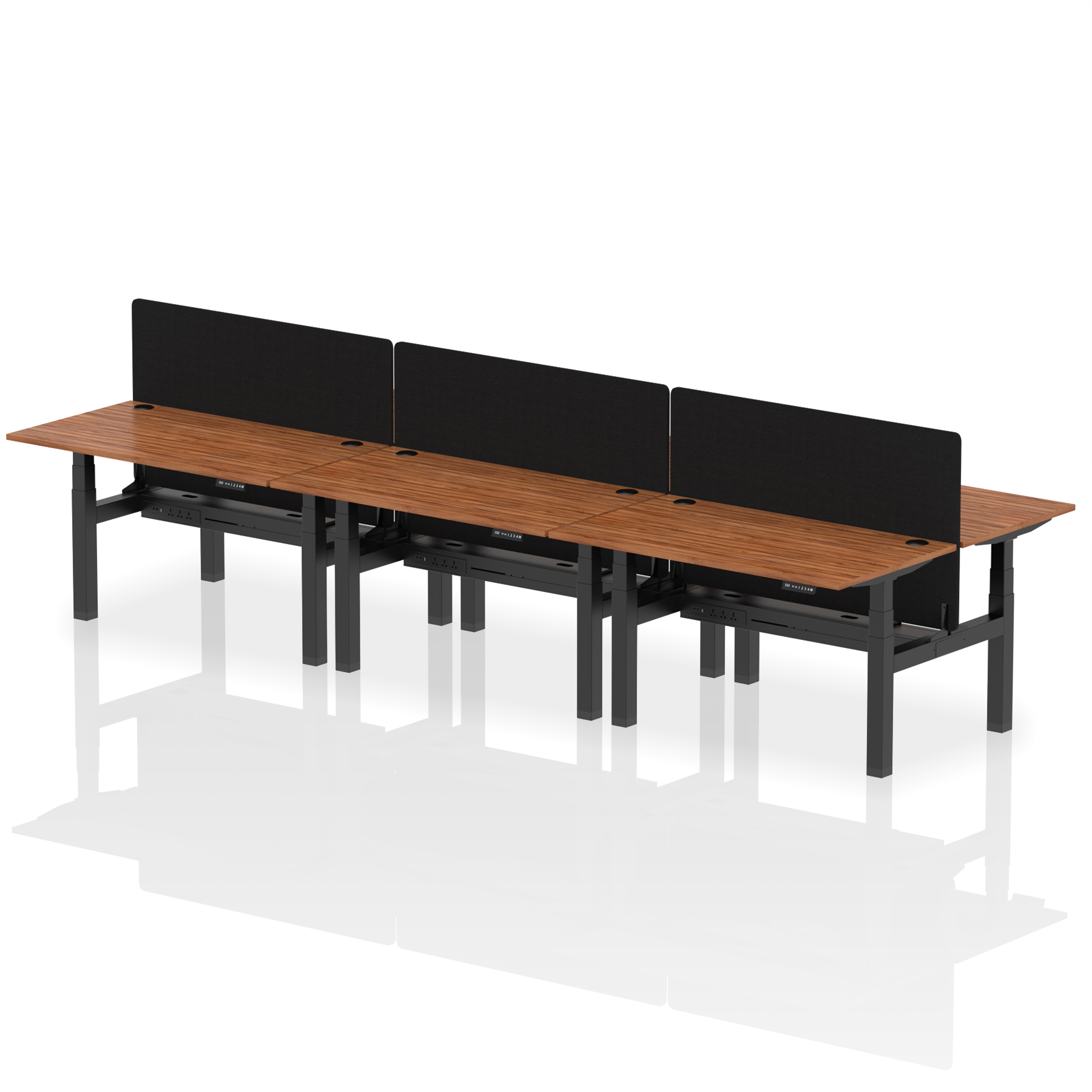 Walnut / Black Frame