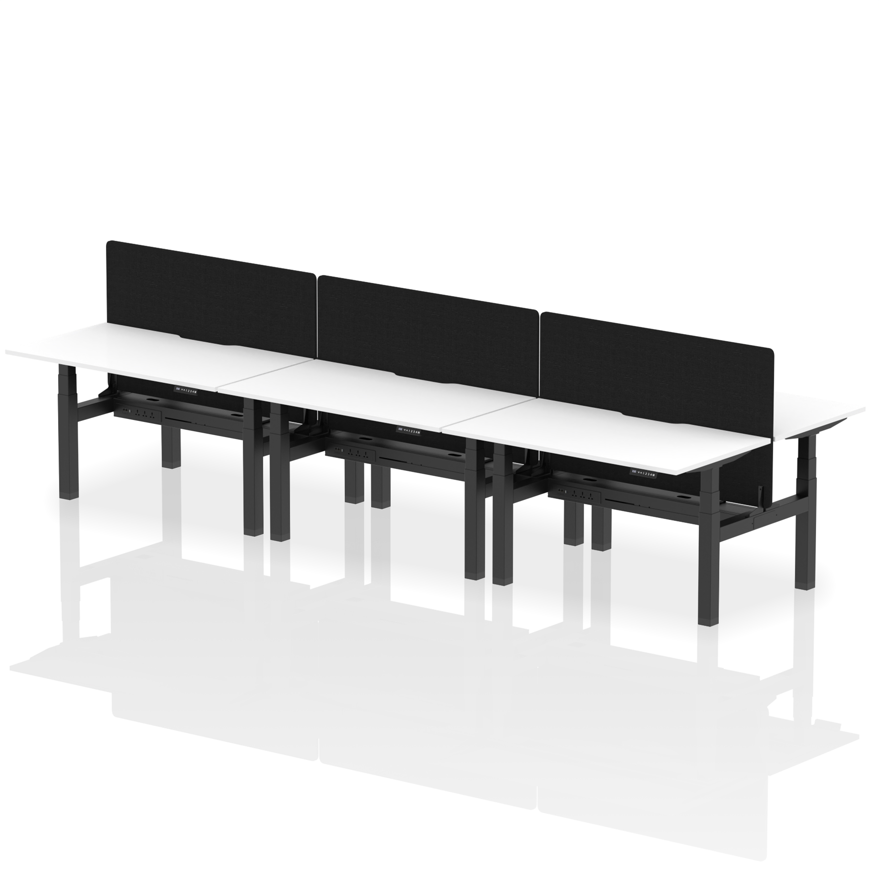 White / Black Frame