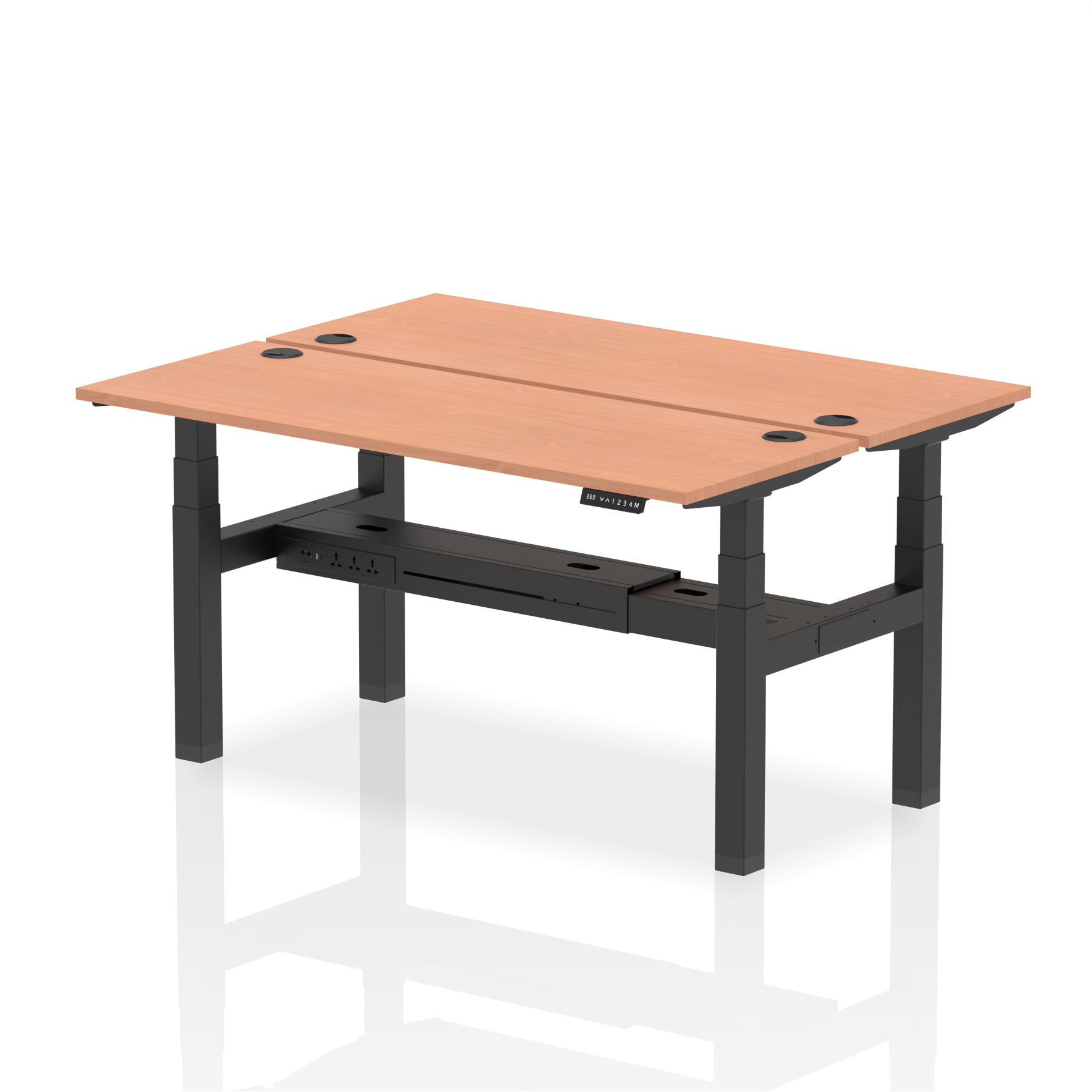 Beech / Black Frame