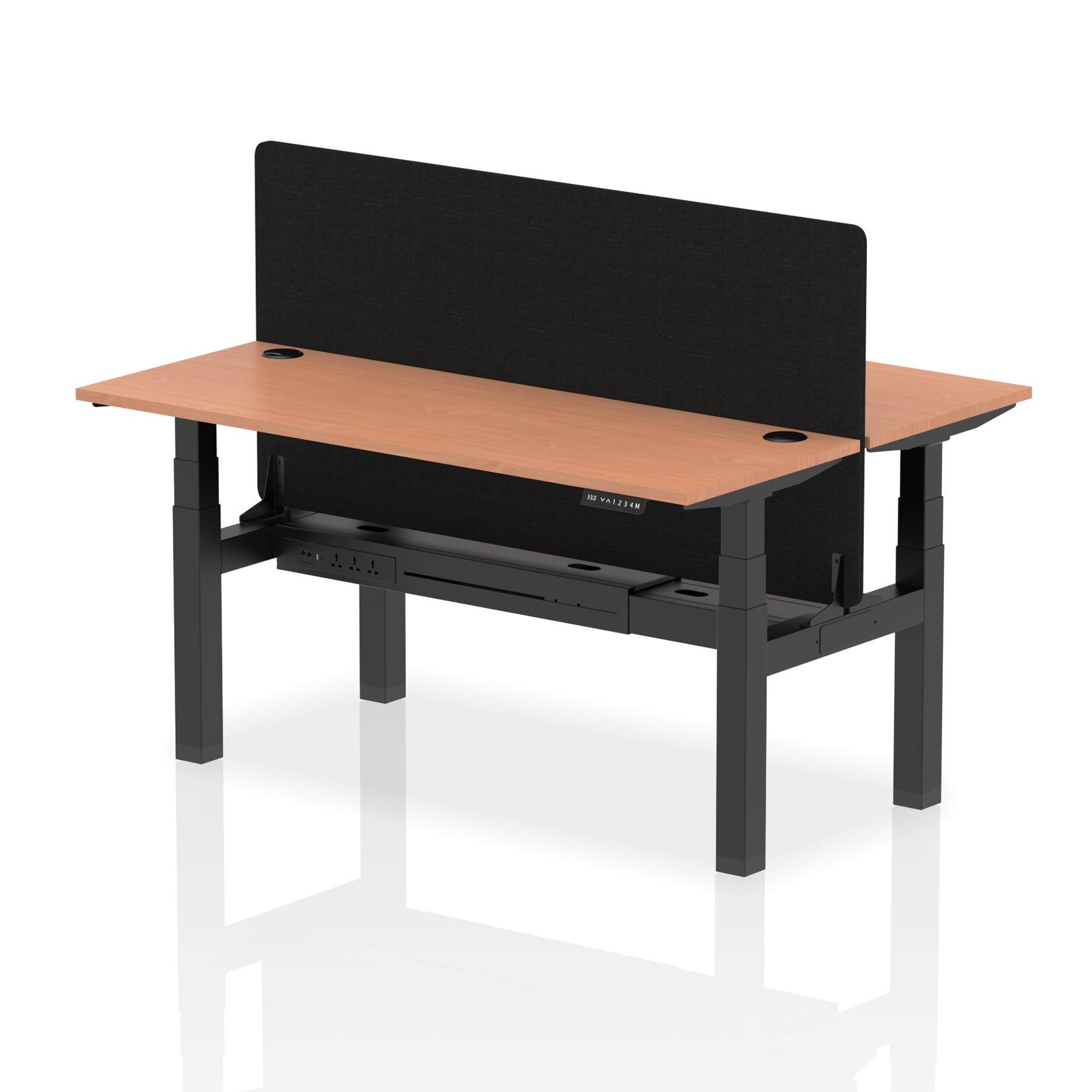 Beech / Black Frame