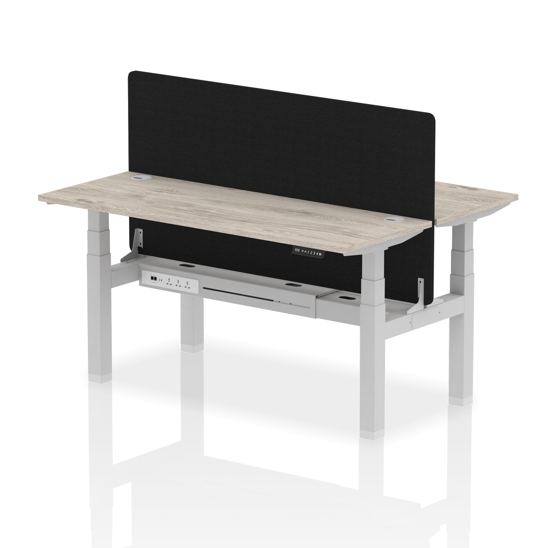 Grey Oak / Silver Frame