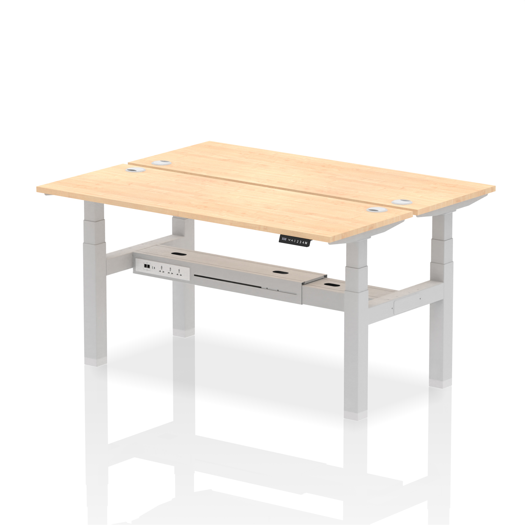 Maple / Silver Frame