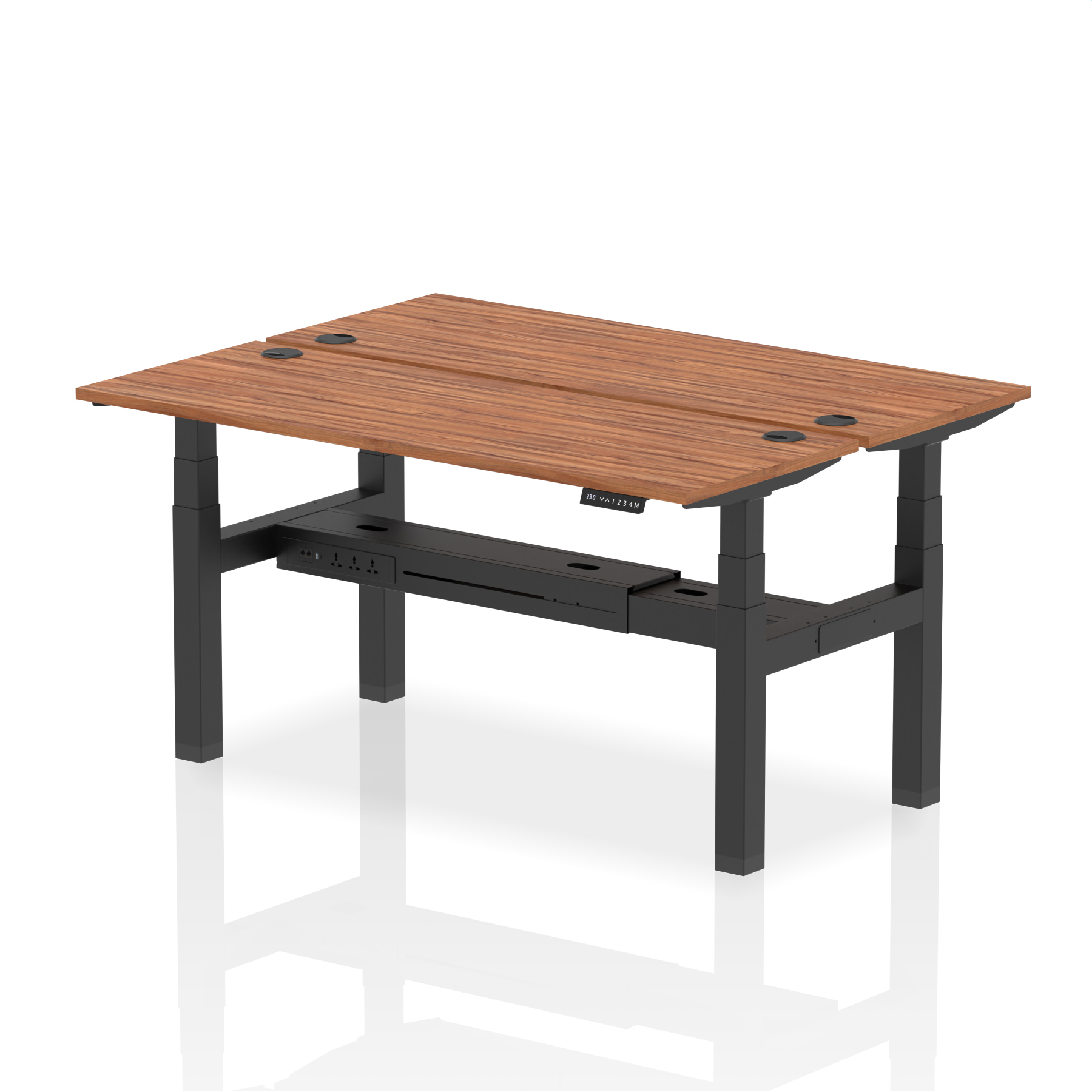 Walnut / Black Frame