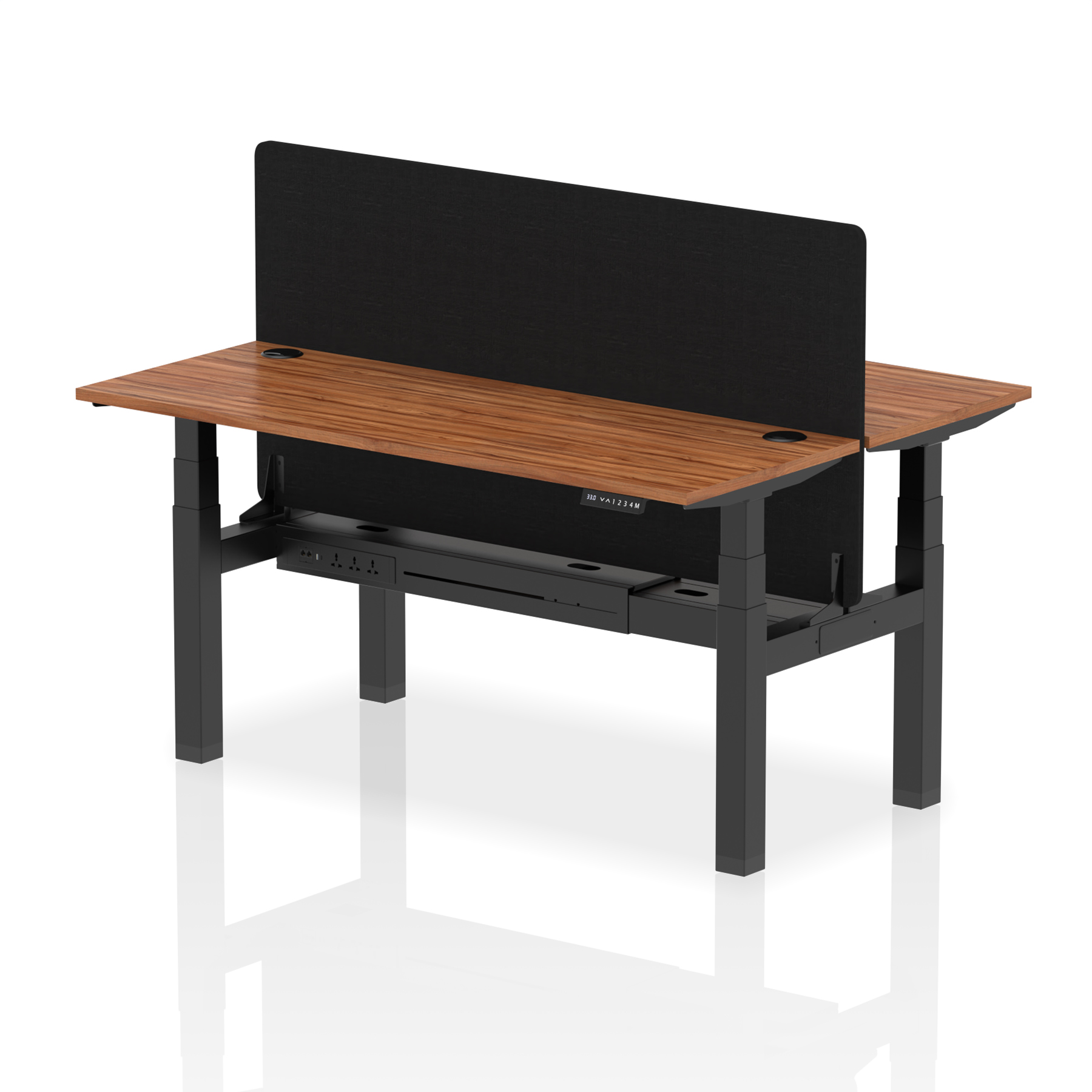 Walnut / Black Frame