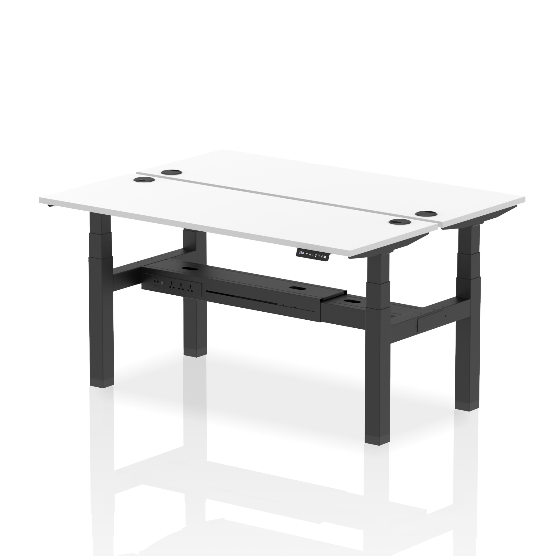 White / Black Frame