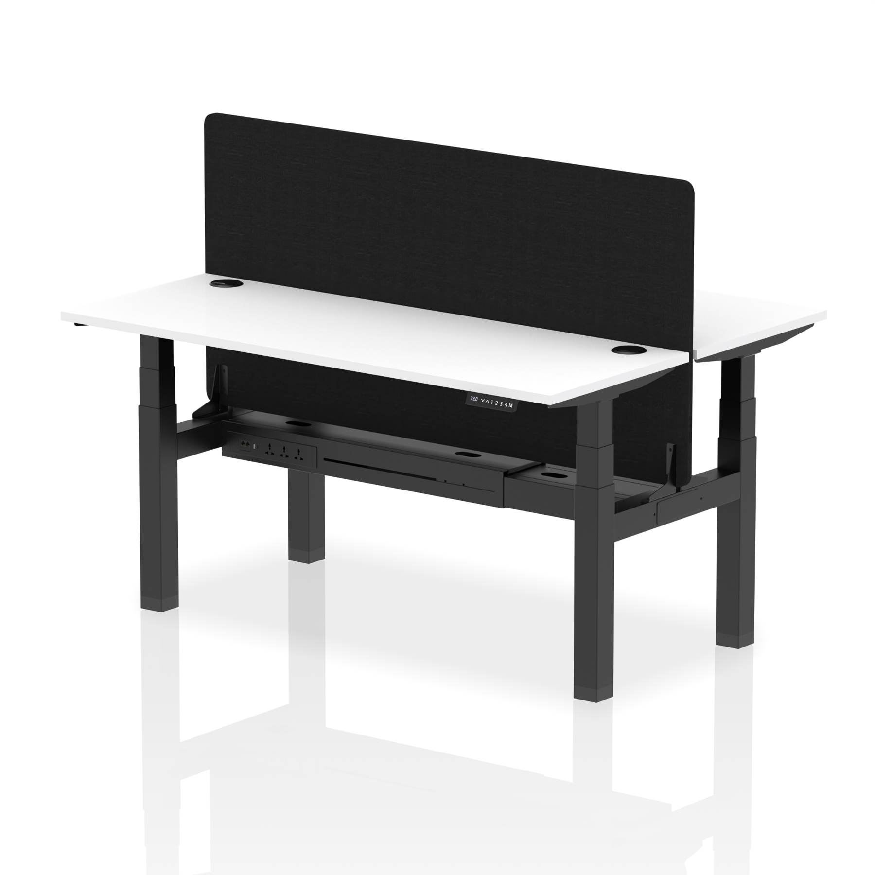 White / Black Frame