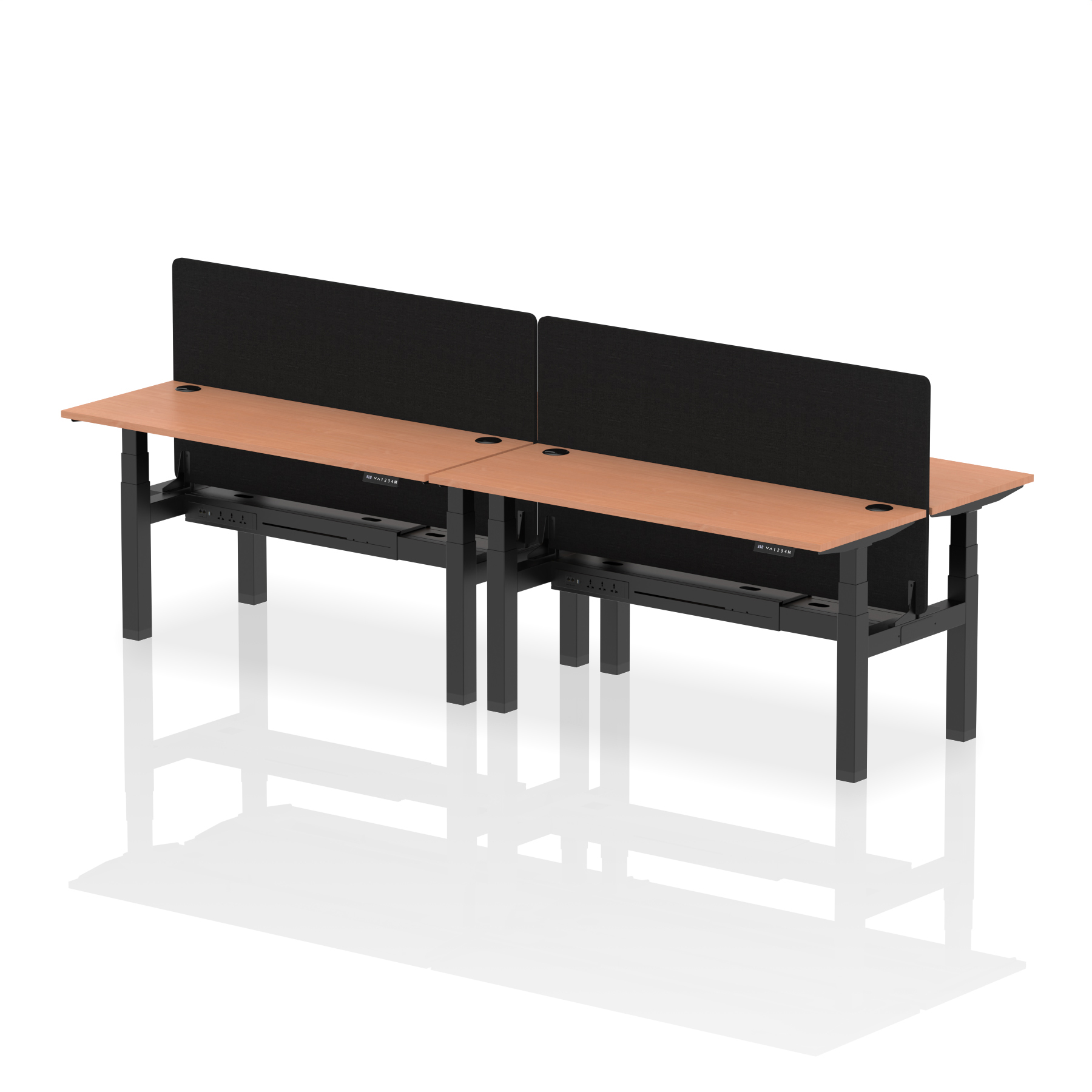 Beech / Black Frame
