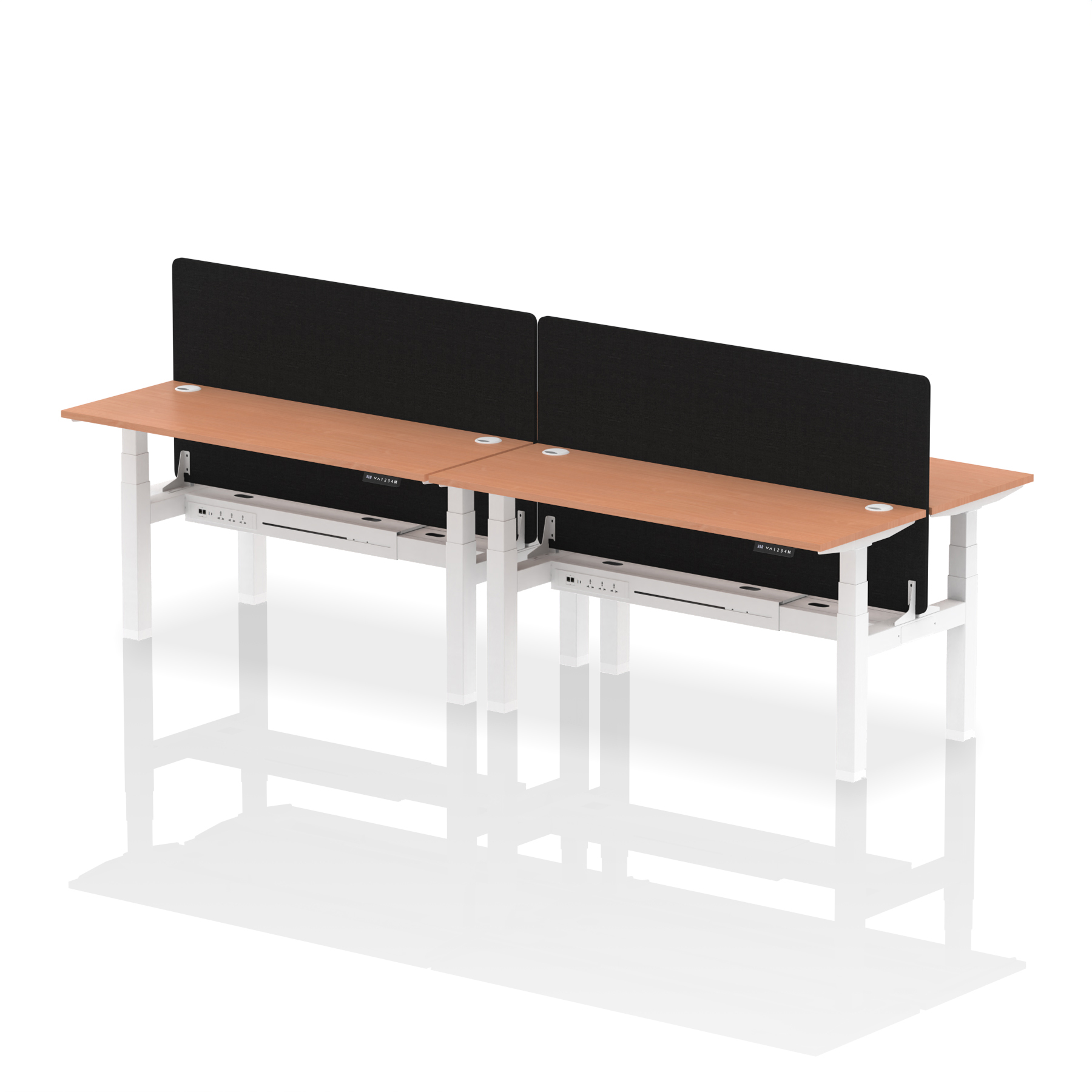 Beech / White Frame