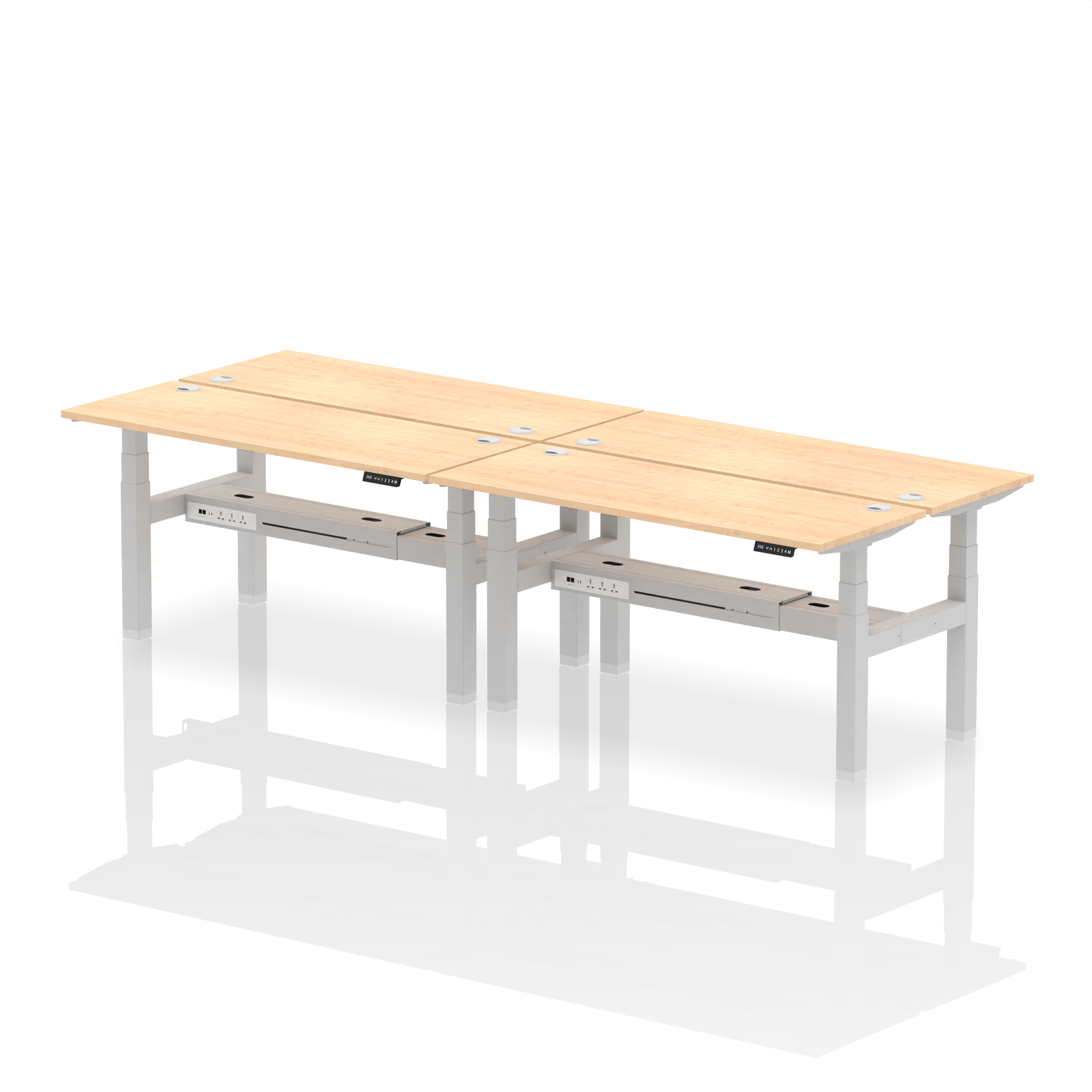 Maple / Silver Frame