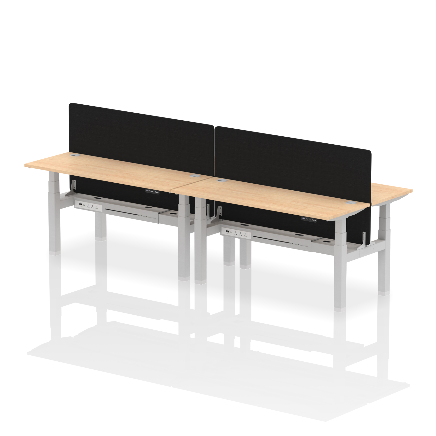 Maple / Silver Frame
