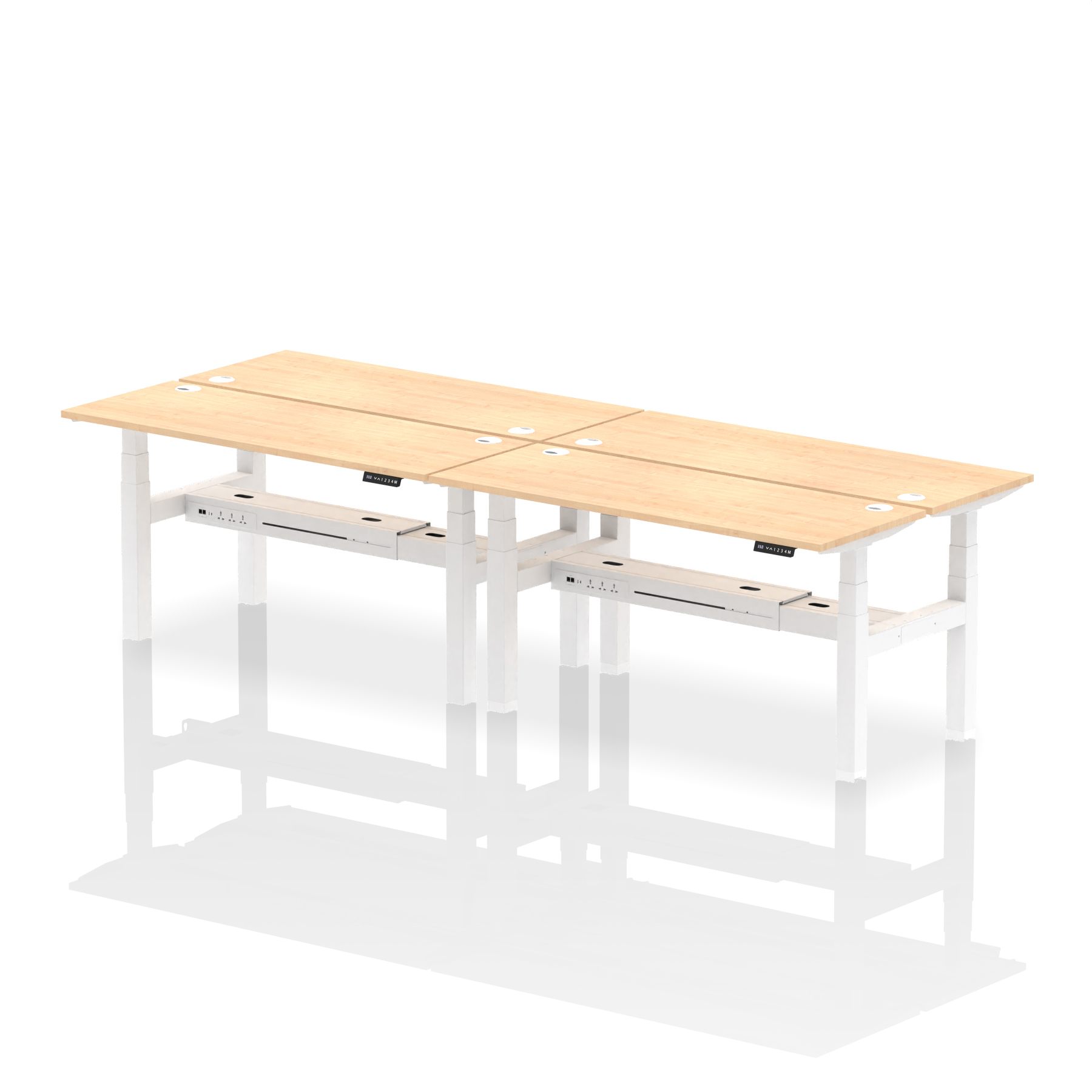 Maple / White Frame
