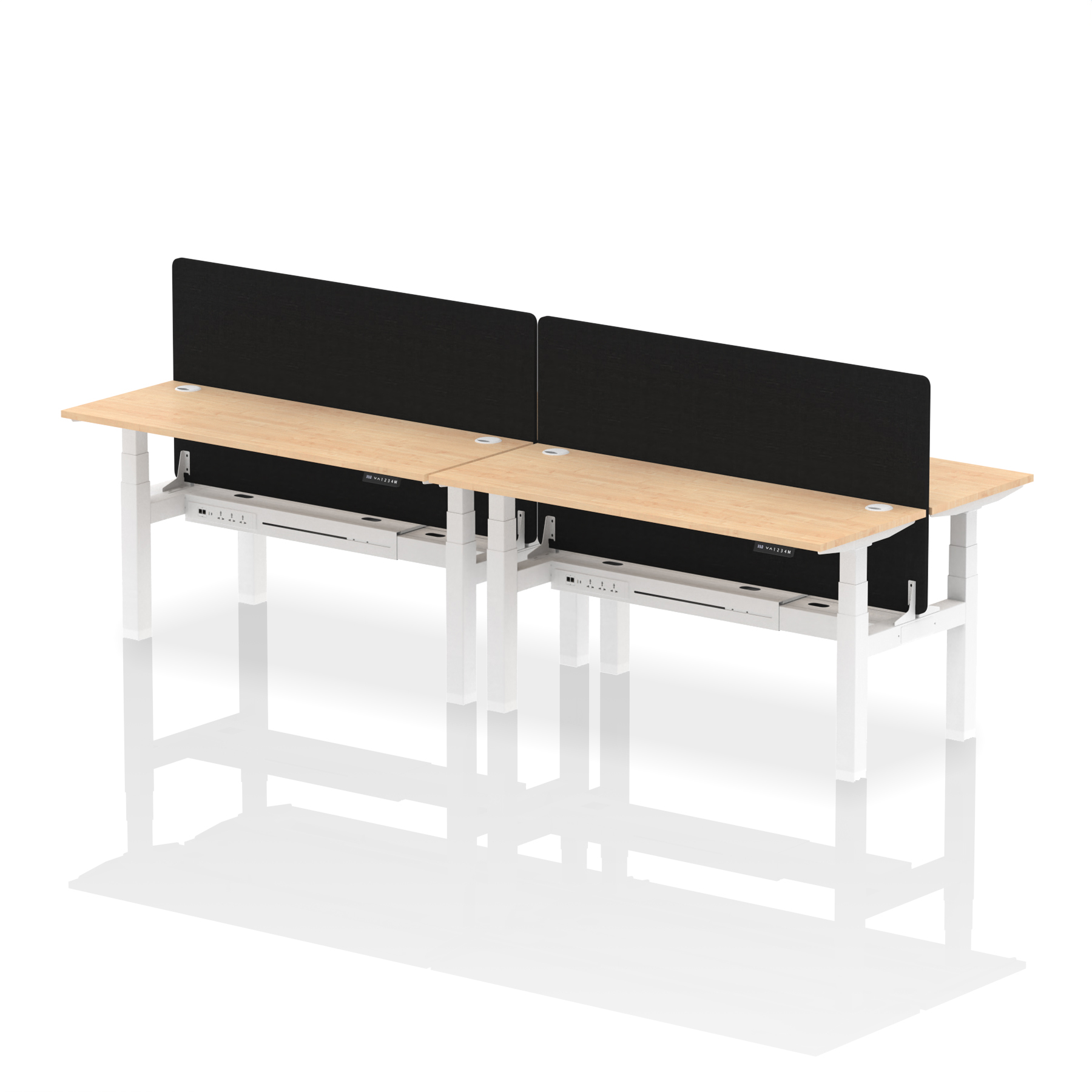 Maple / White Frame