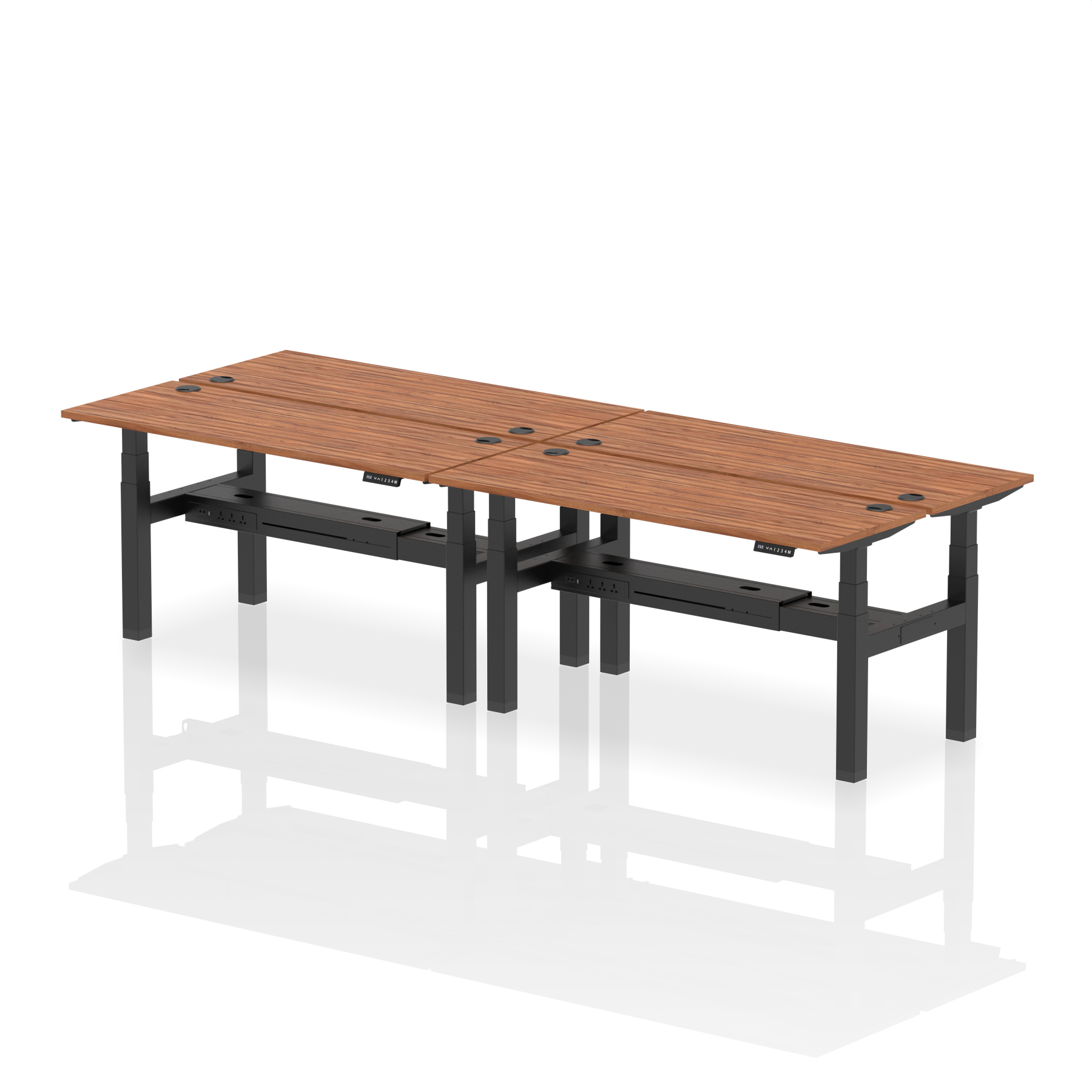 Walnut / Black Frame