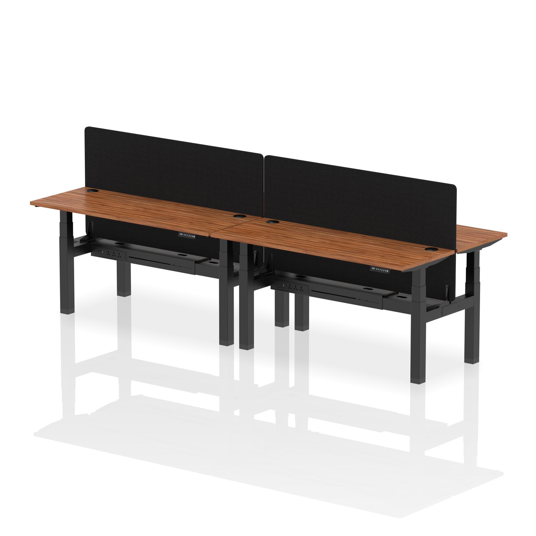 Walnut / Black Frame