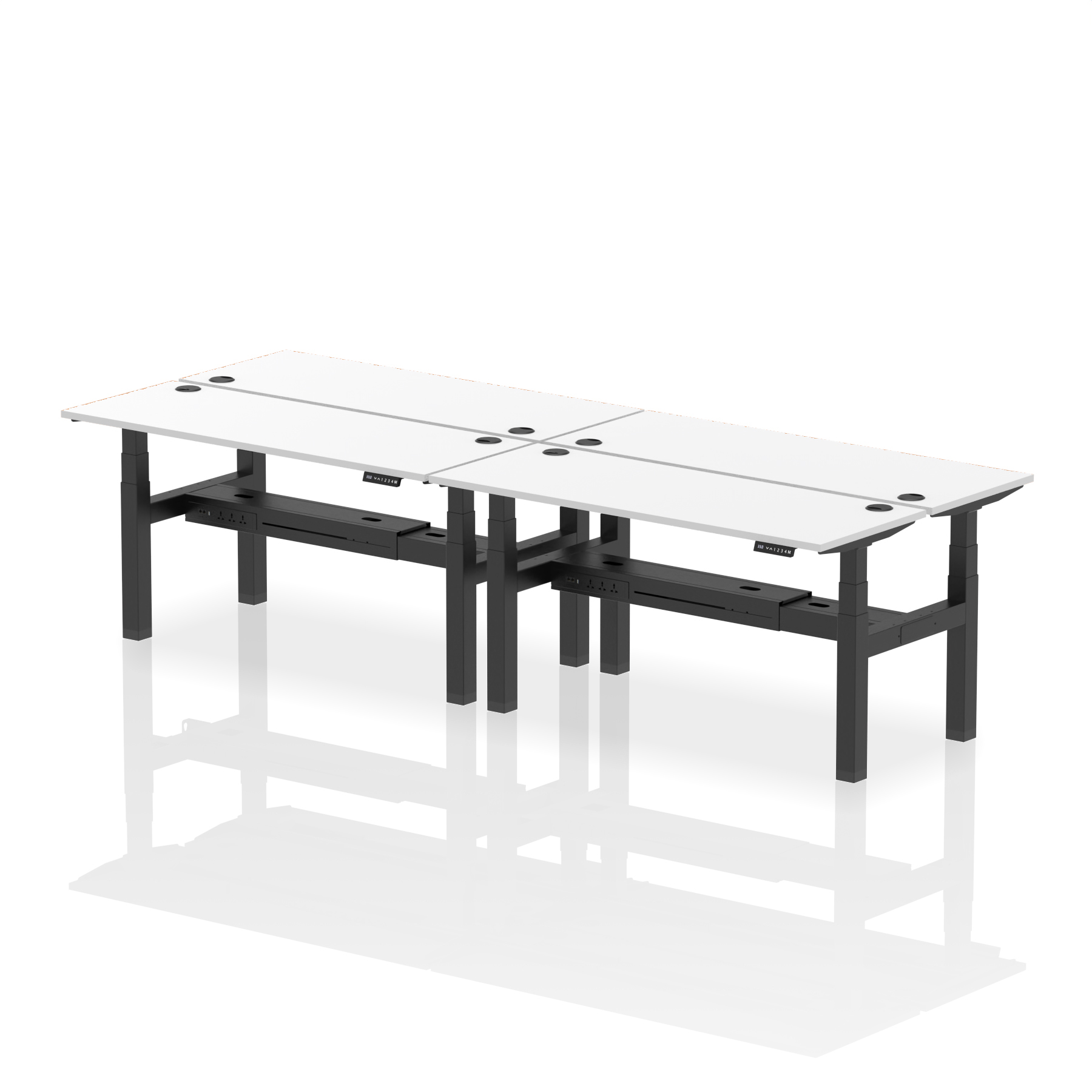 White / Black Frame