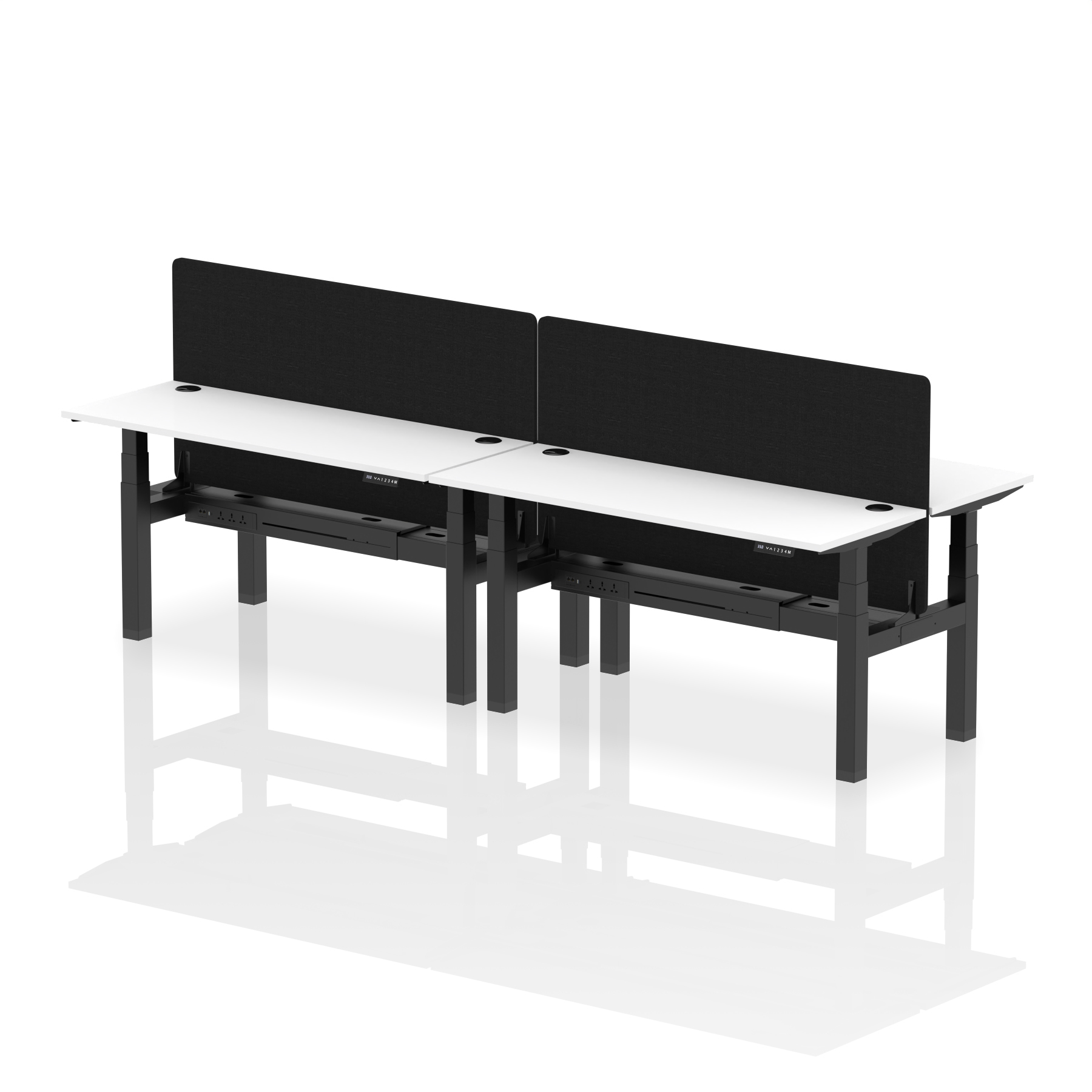 White / Black Frame