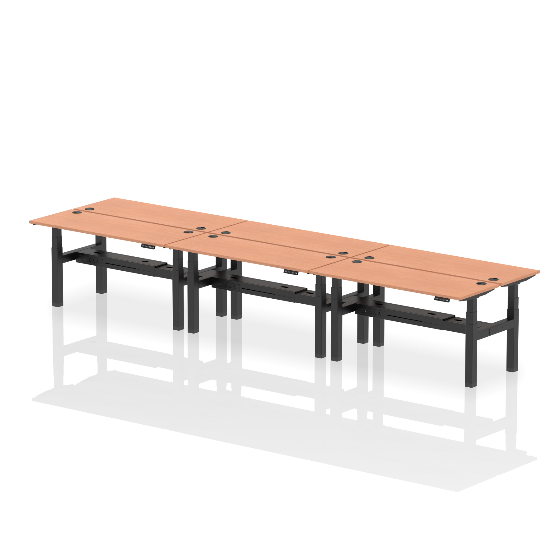 Beech / Black Frame