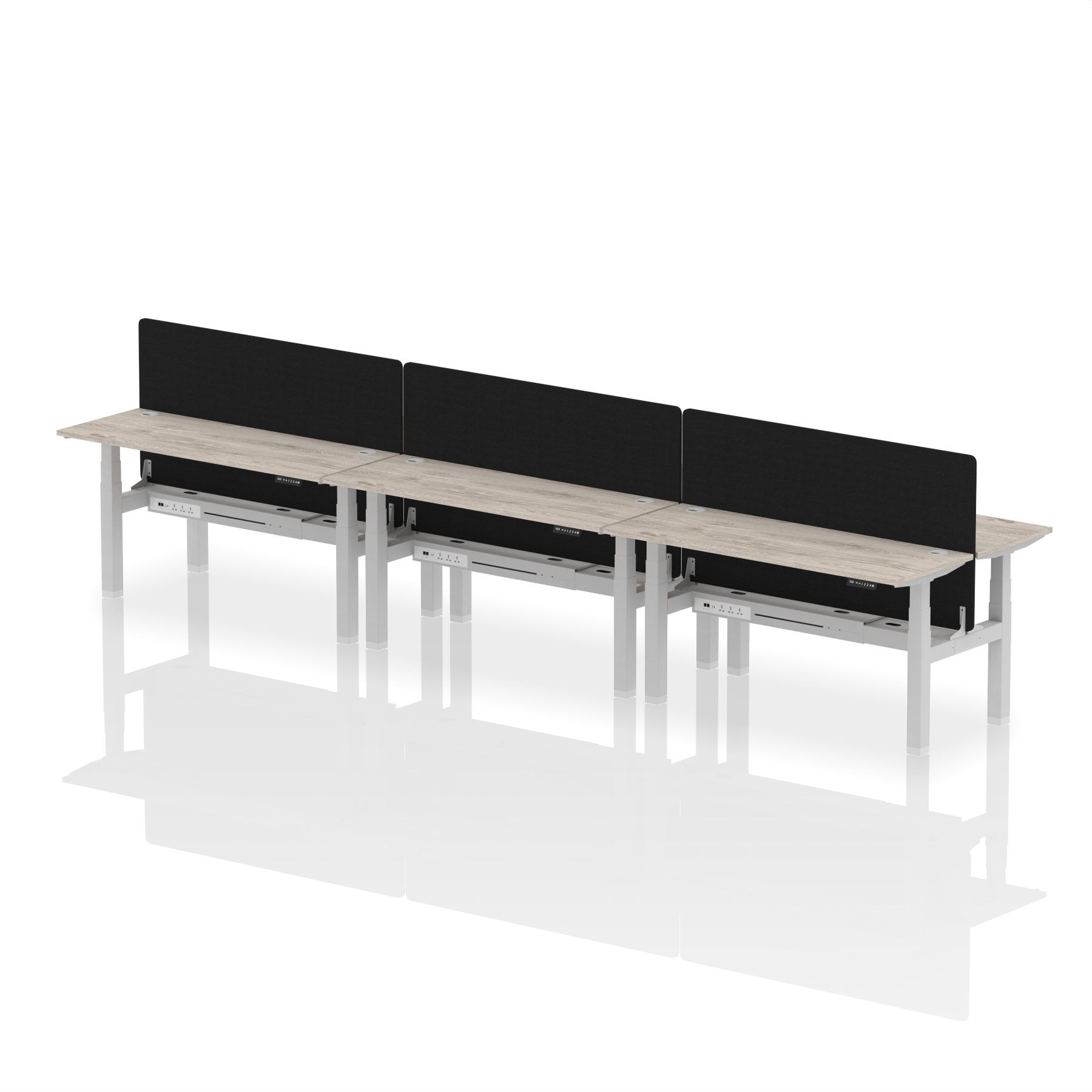 Grey Oak / Silver Frame