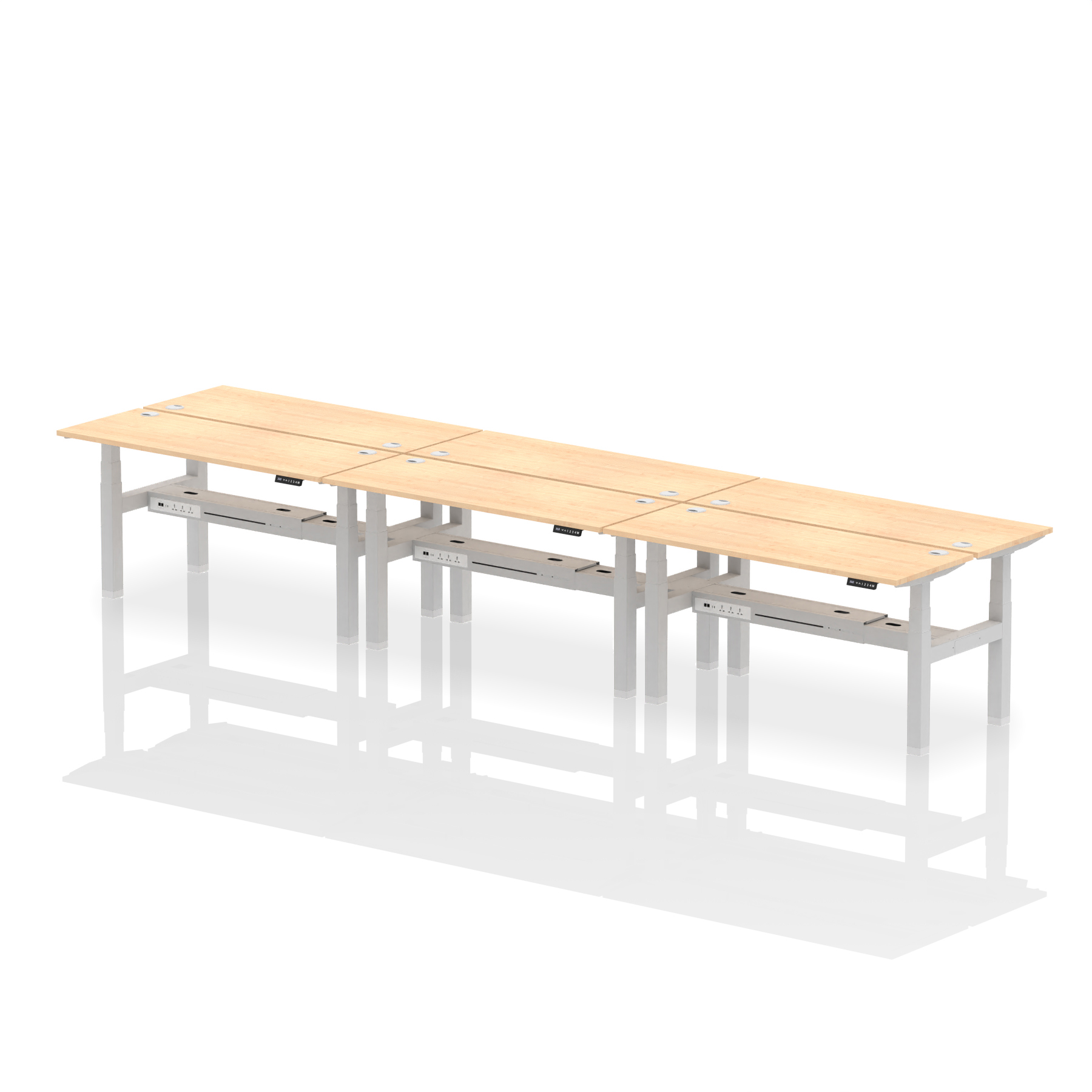 Maple / Silver Frame
