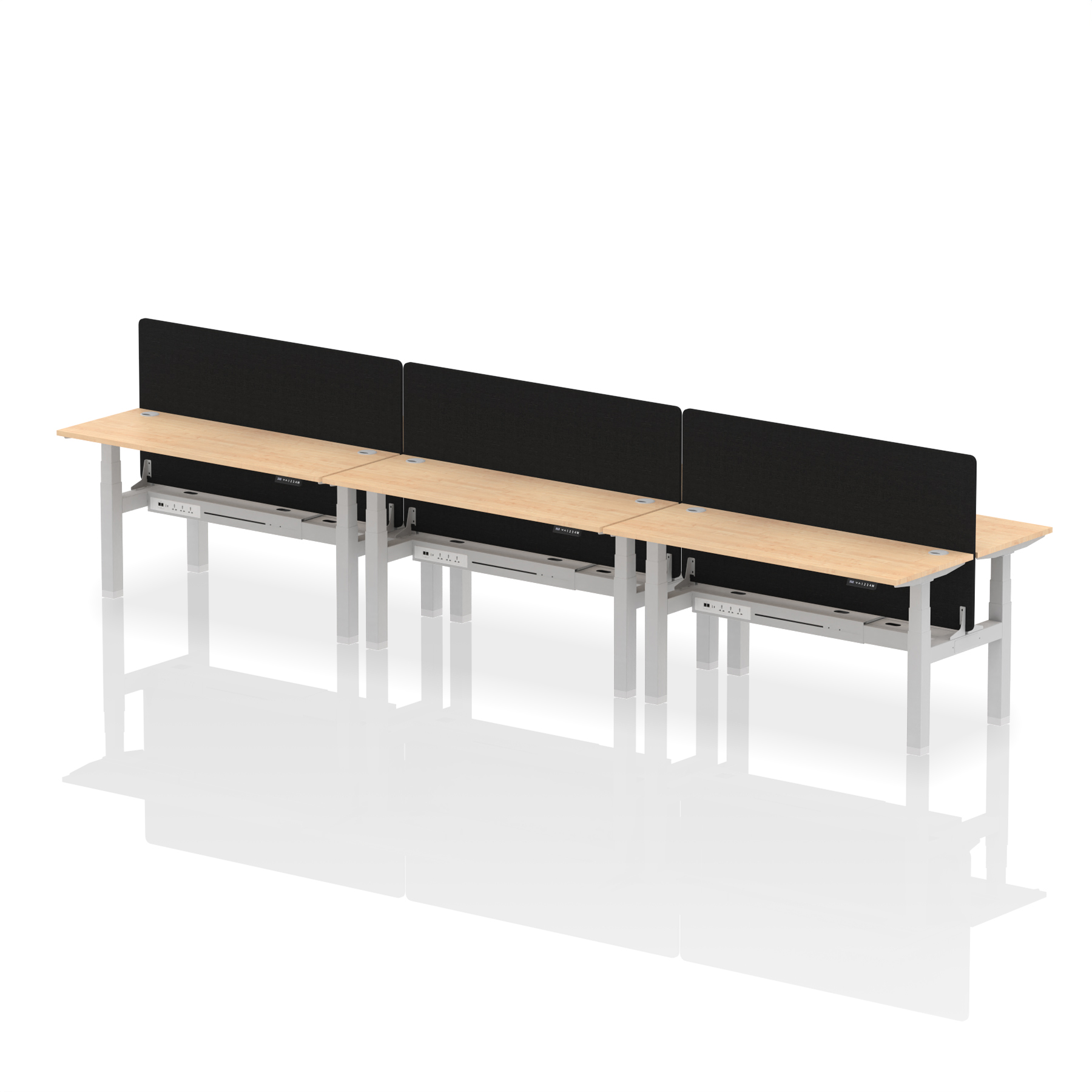 Maple / Silver Frame