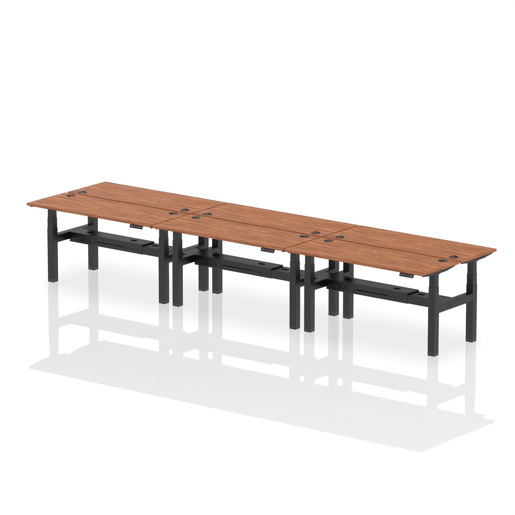 Walnut / Black Frame