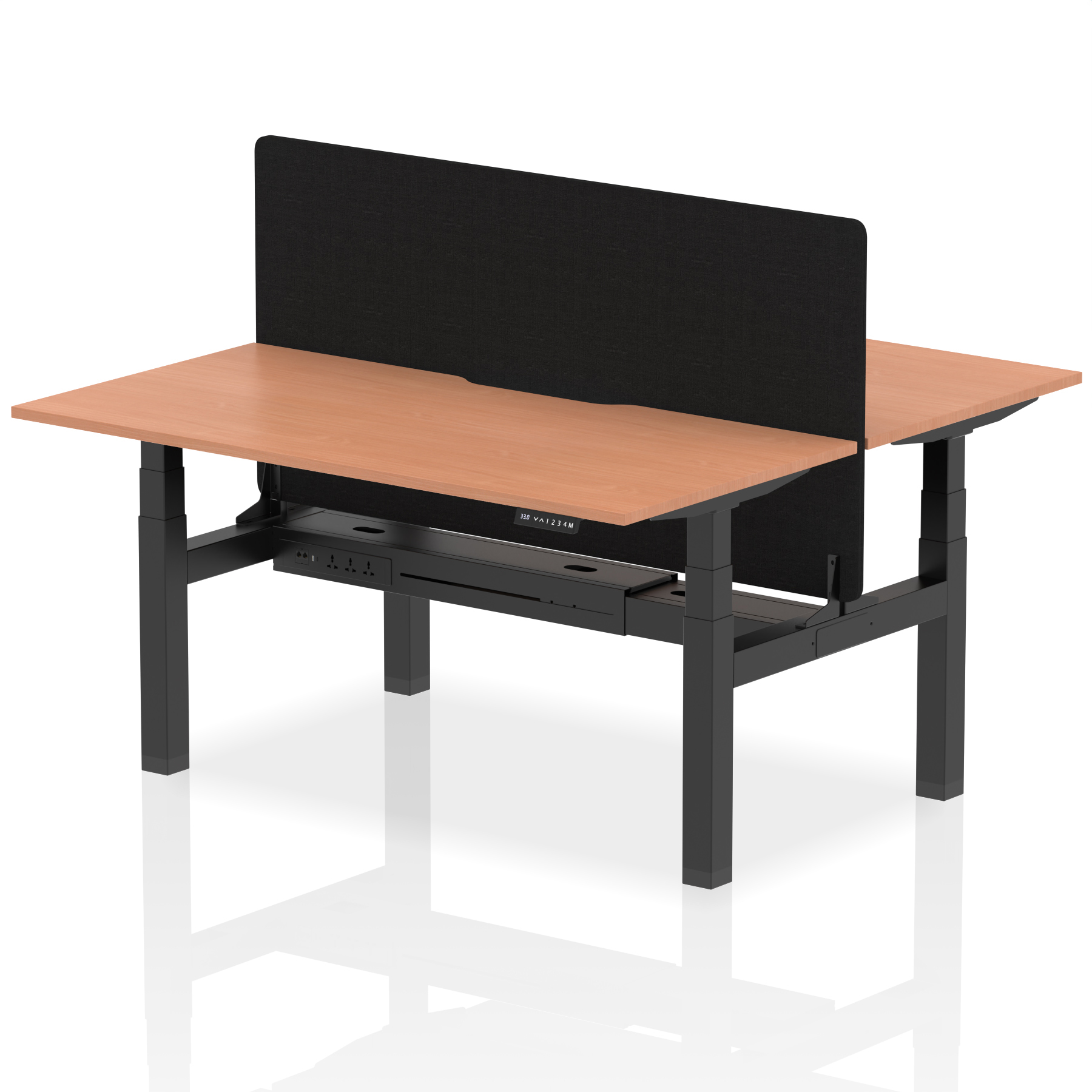 Beech / Black Frame
