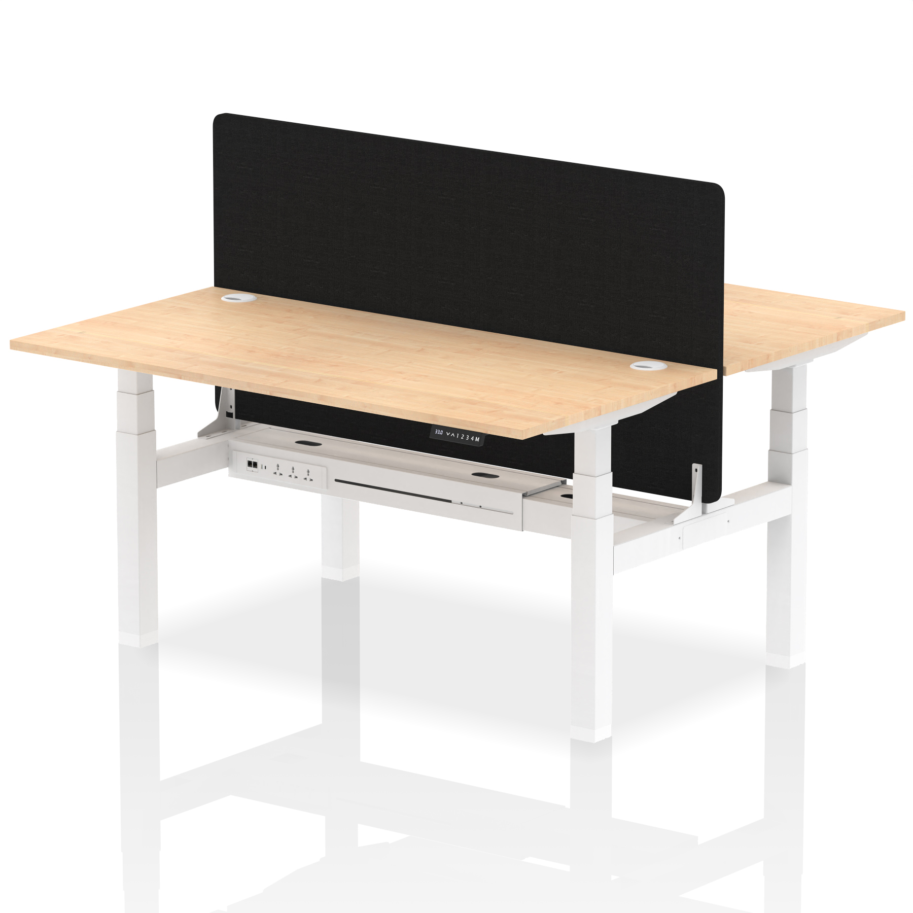 Maple / White Frame