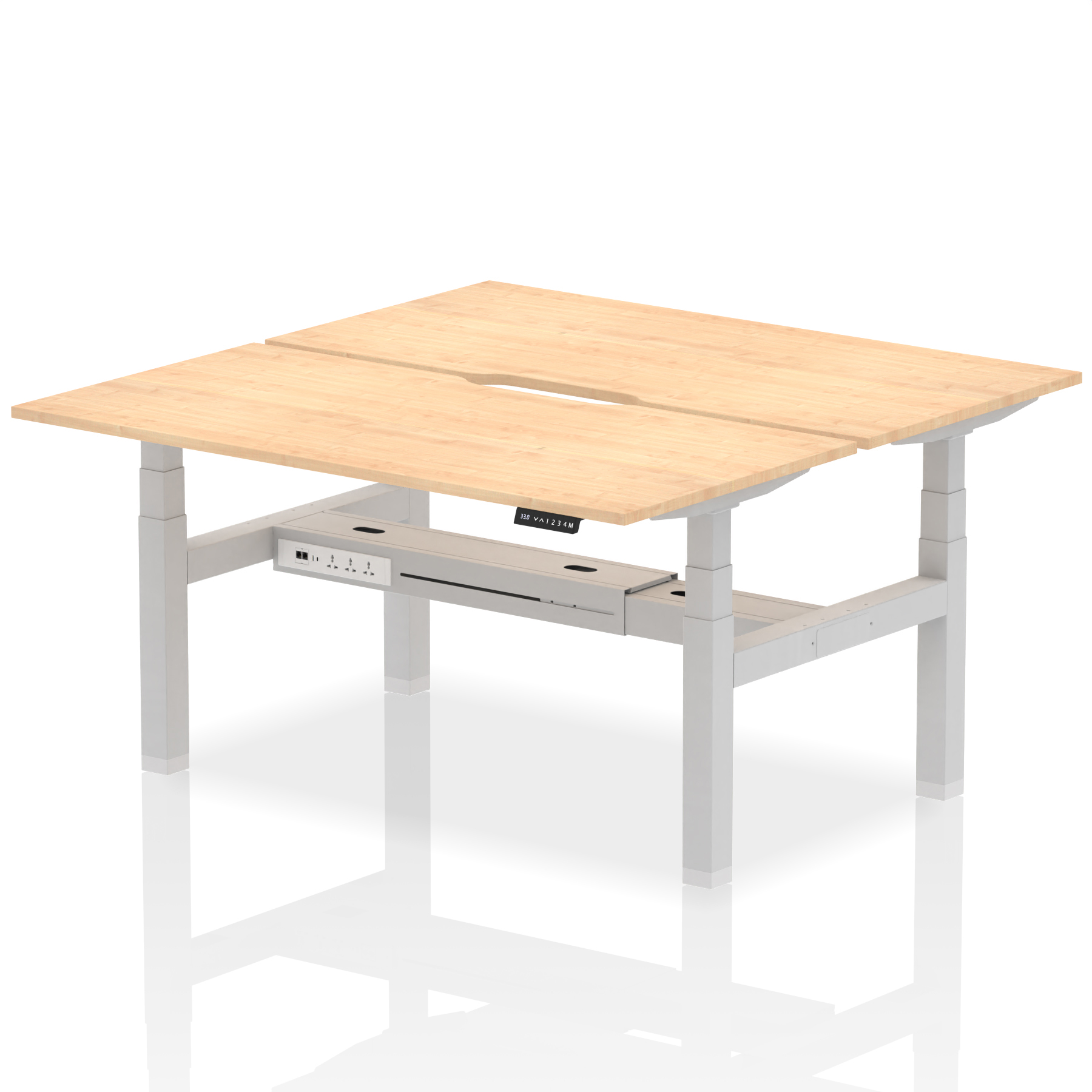 Maple / Silver Frame