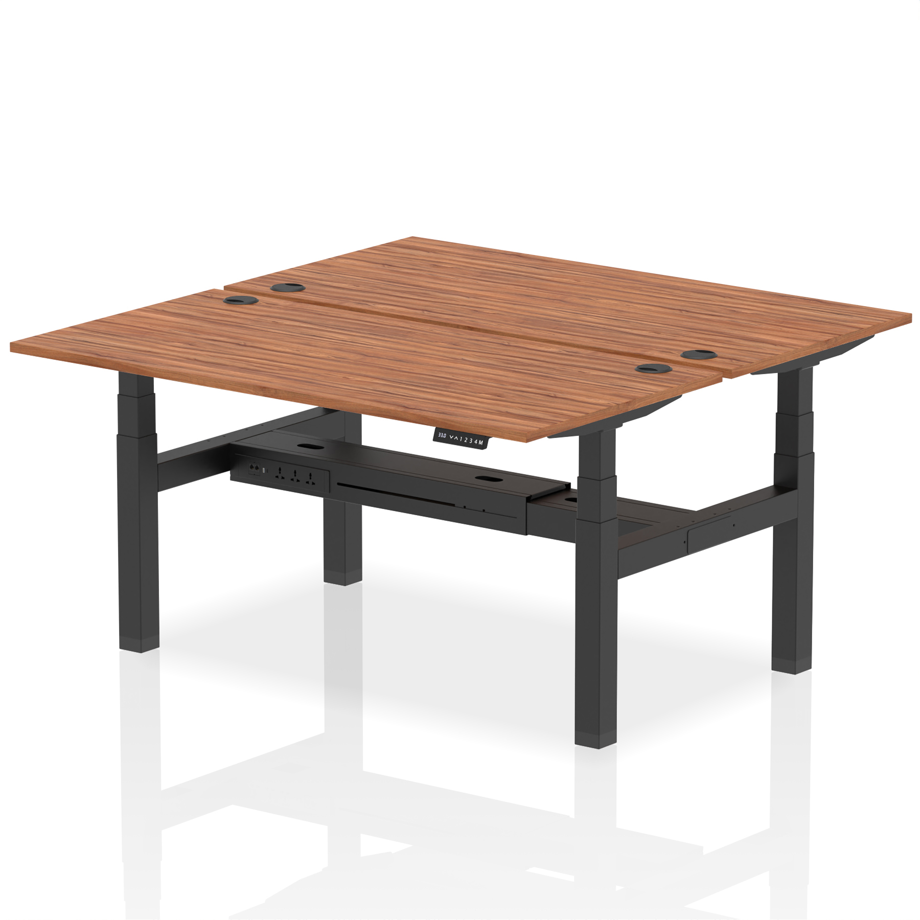 Walnut / Black Frame