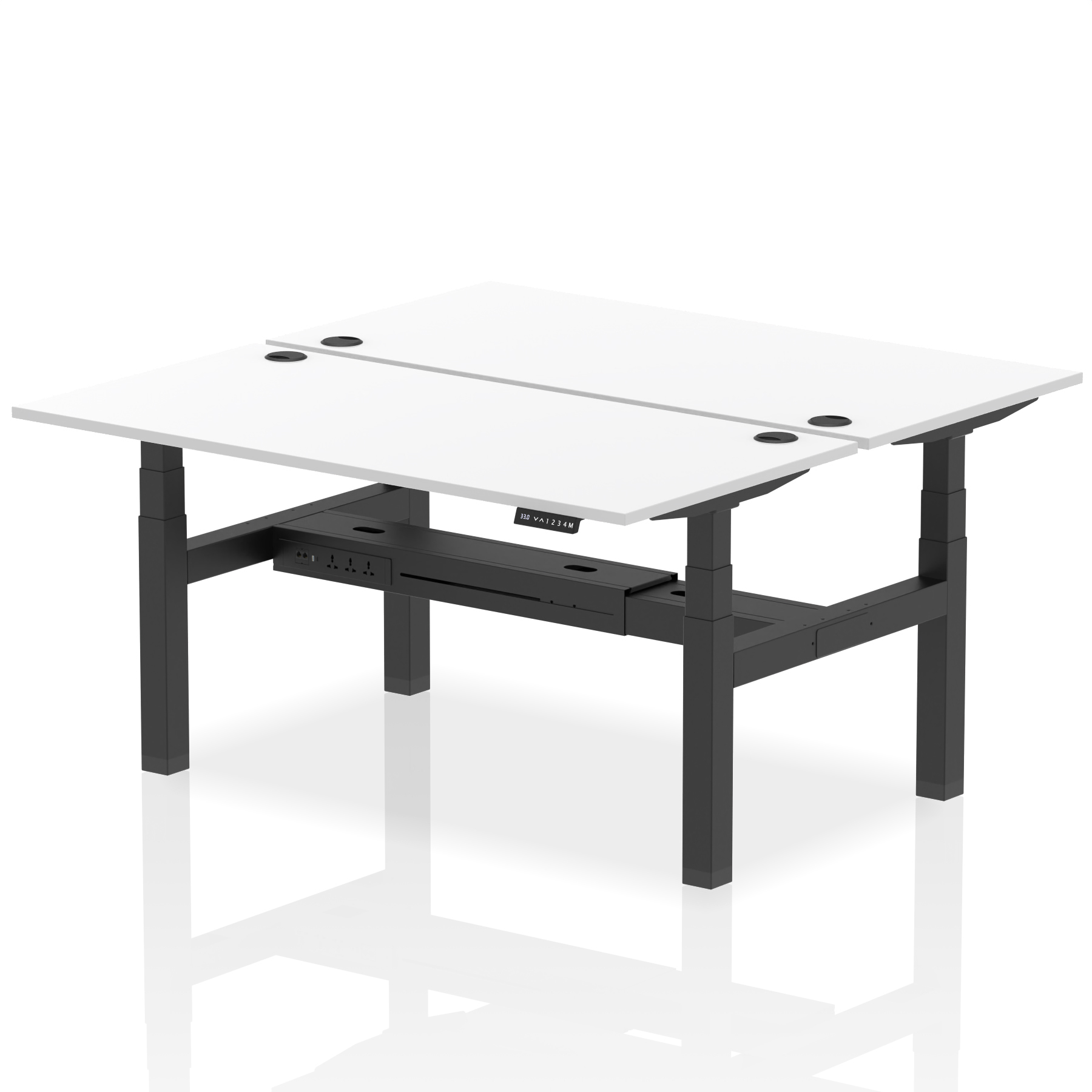 White / Black Frame